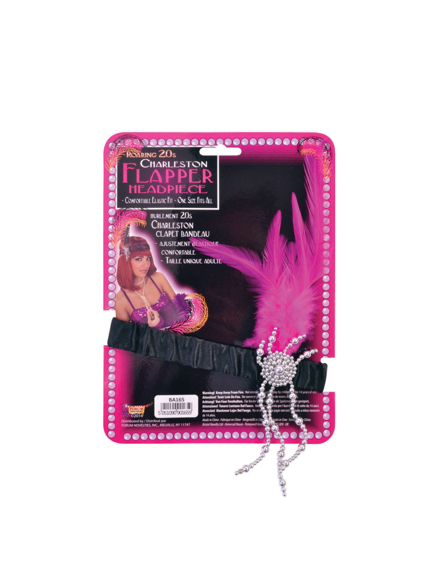 Flapper, Pink, Forum, Accessories, One Size, Back