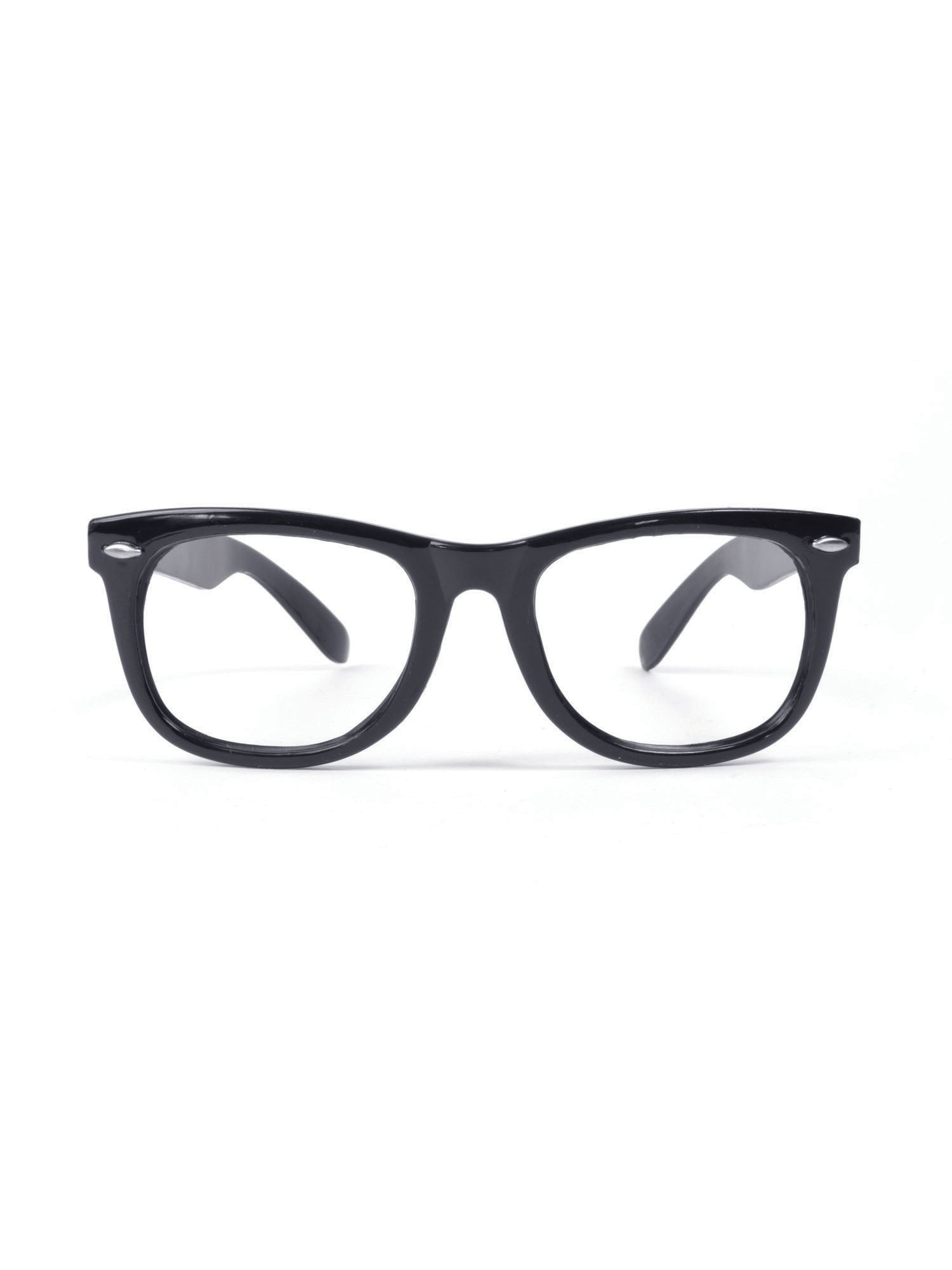 Glasses, Black, Forum, Accessories, One Size, Front