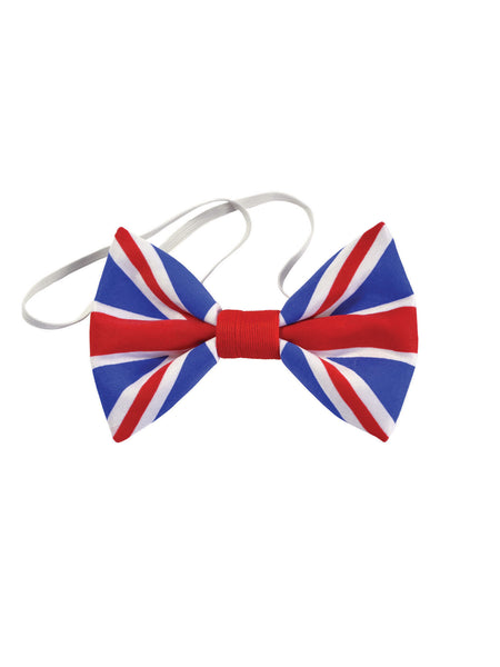 Union Jack Cloth Bow Tie Costume Accessory
