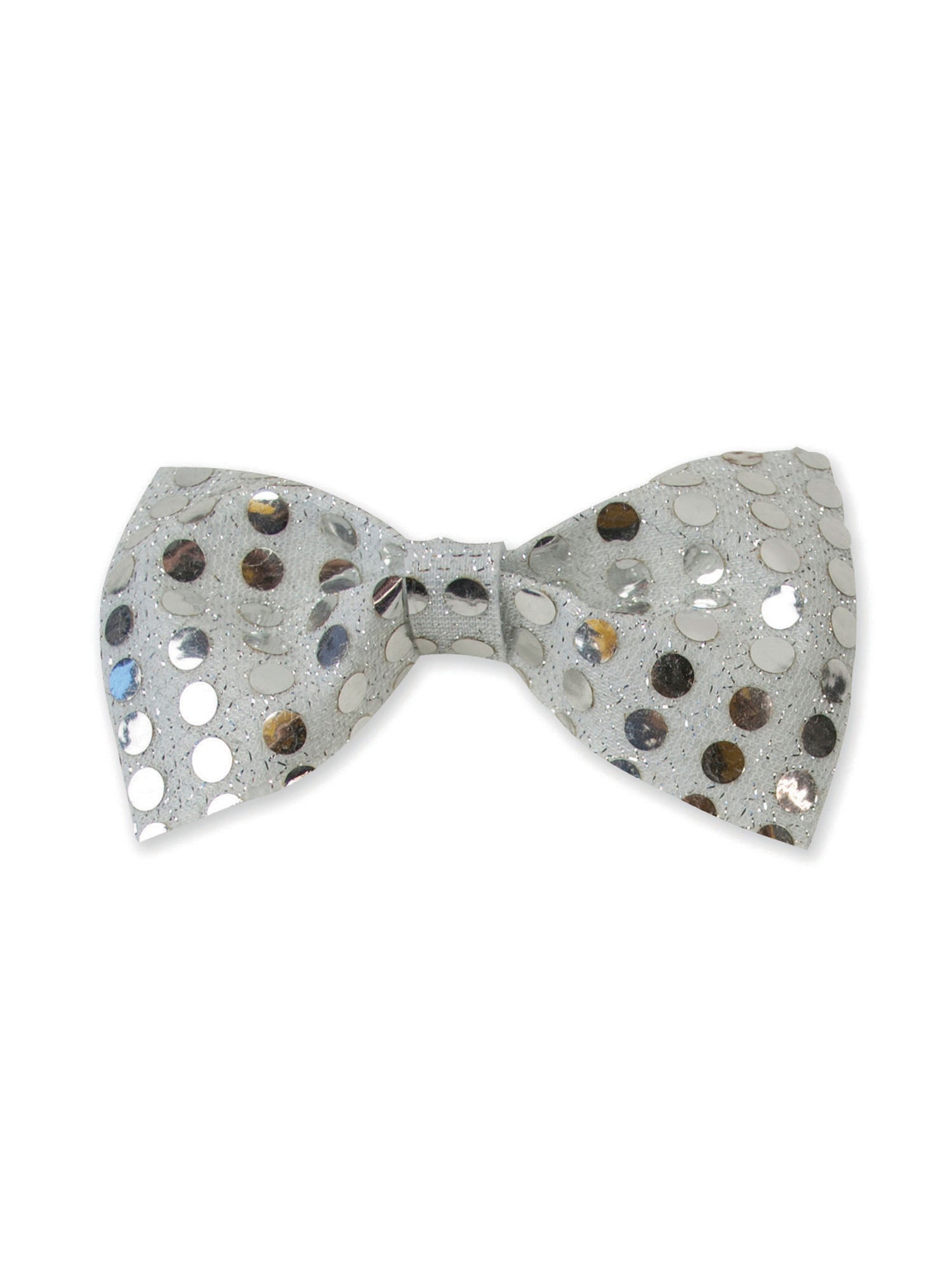 Bow Tie, Silver, Forum, Accessories, One Size, Front