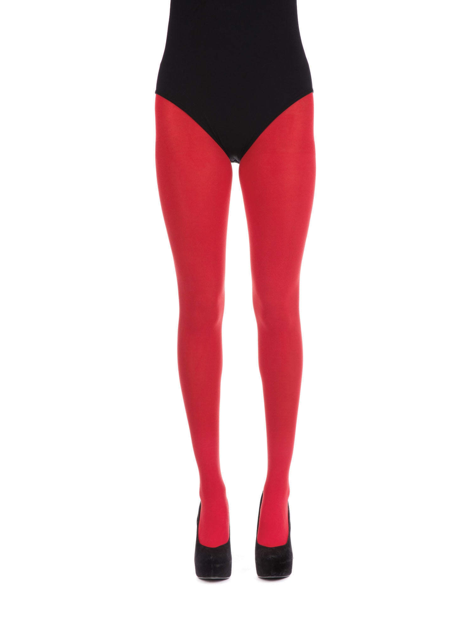 Tights, Red, Tights, Accessories, One Size, Front