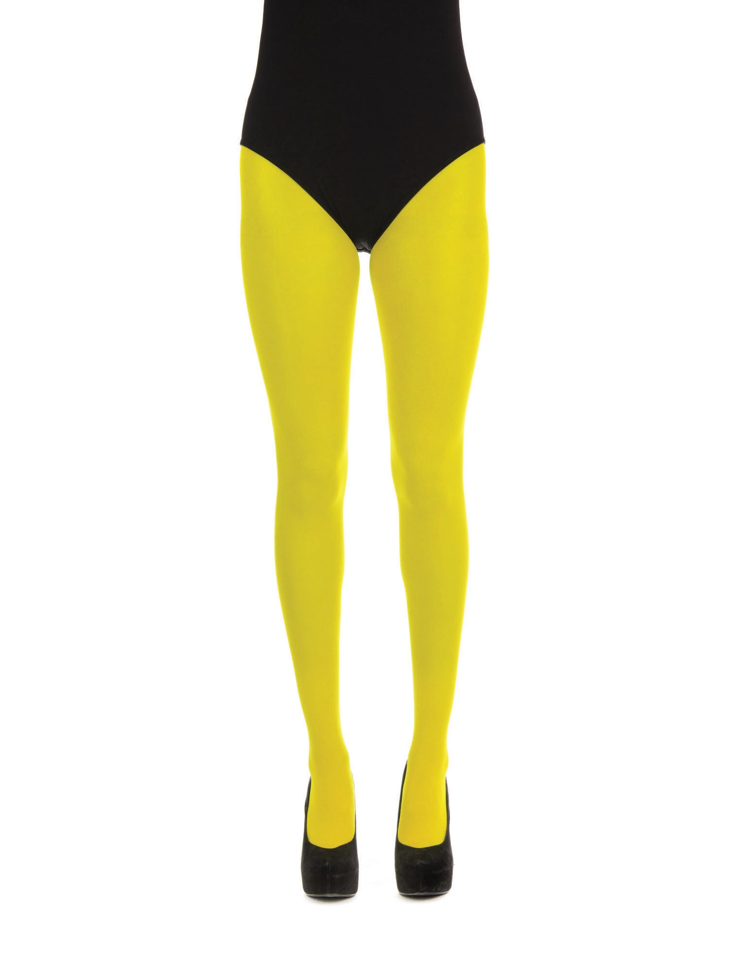 Tights, Yellow, Forum, Accessories, One Size, Front