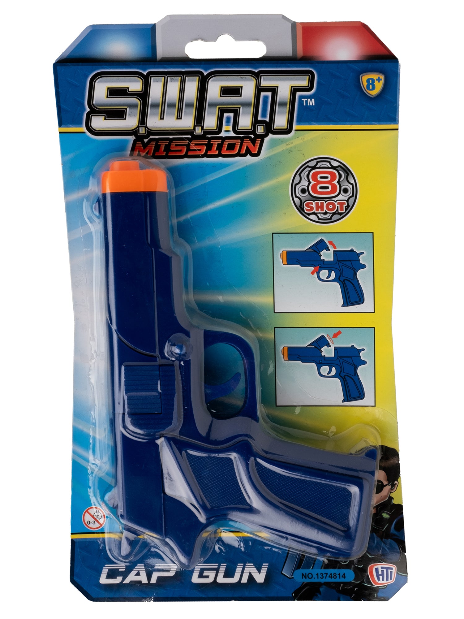 8 Shot Cap Revolver, Generic, Muliticoloured, Forum, Accessories, , Front