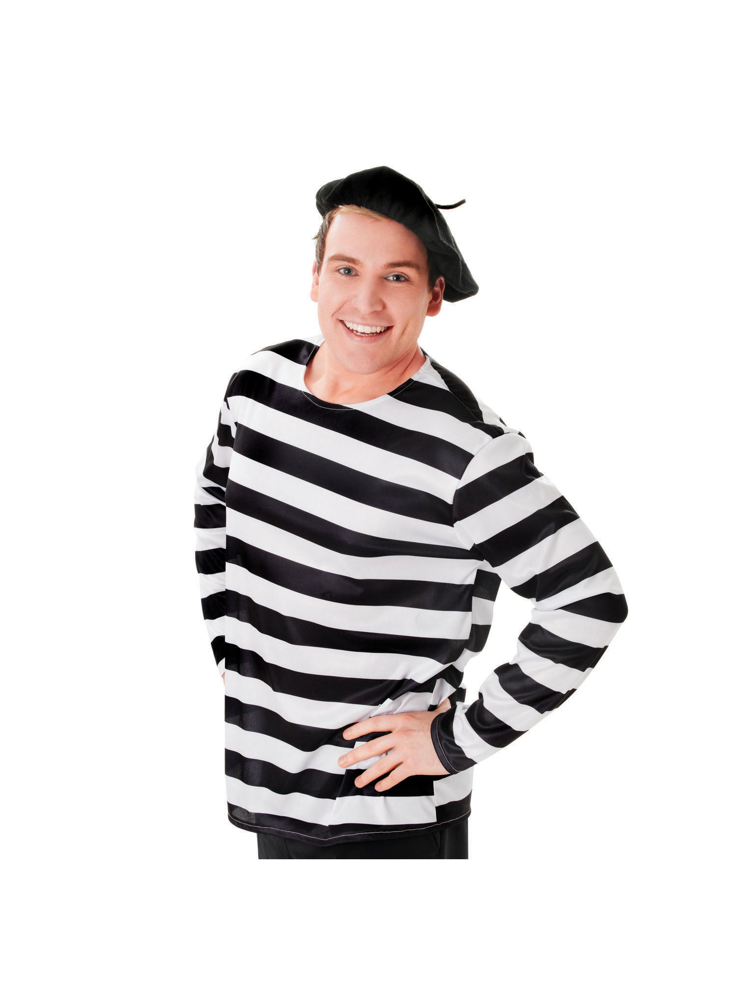 Beret, Black, Forum, Hats, One Size, Front