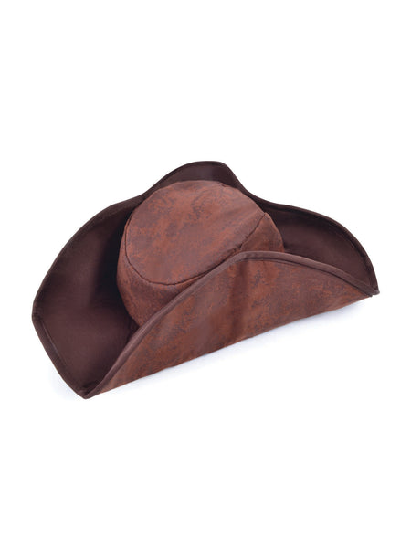 Brown Distressed Pirate Hat