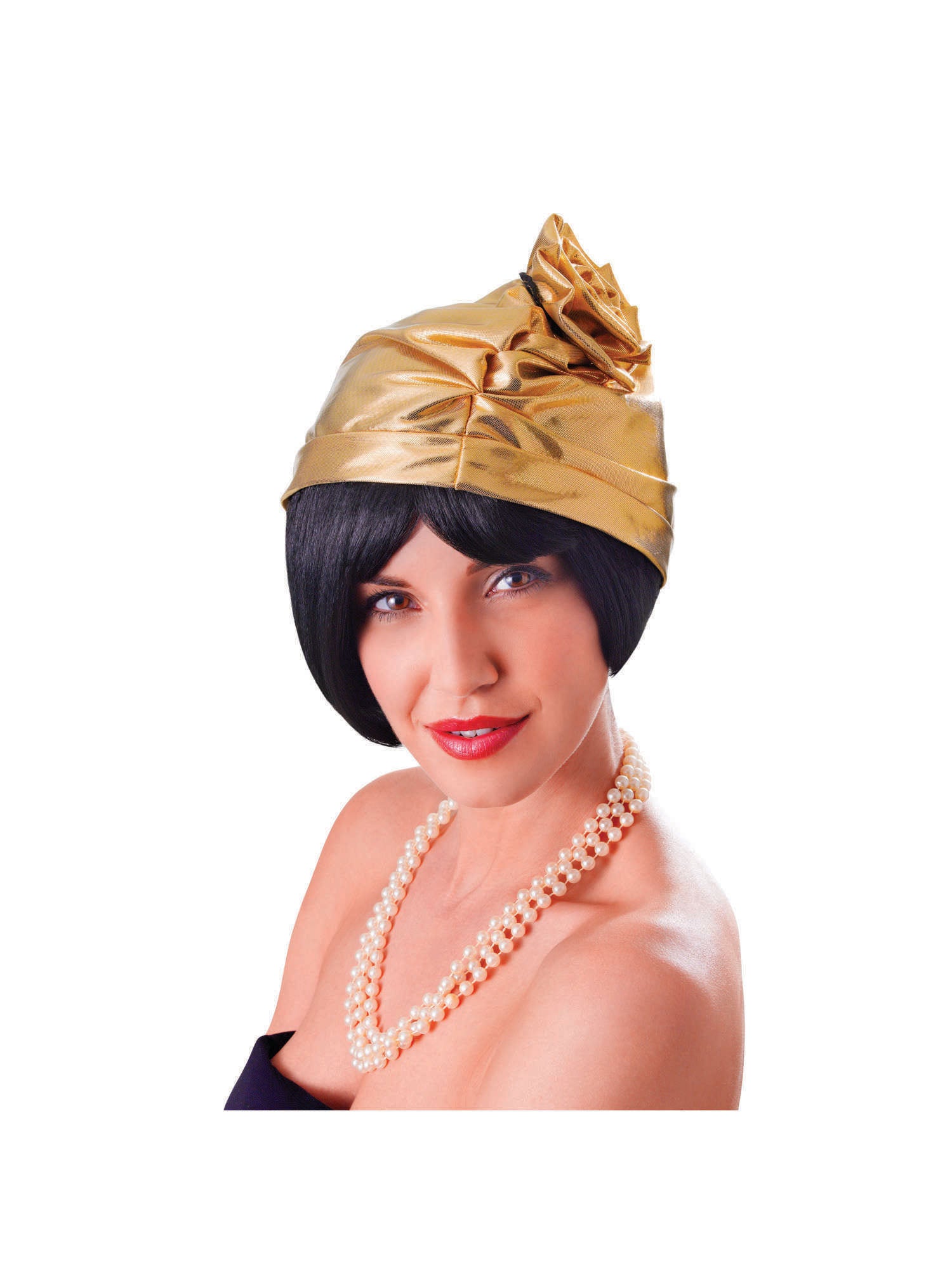 Flapper, Gold, Forum, Hats, One Size, Front