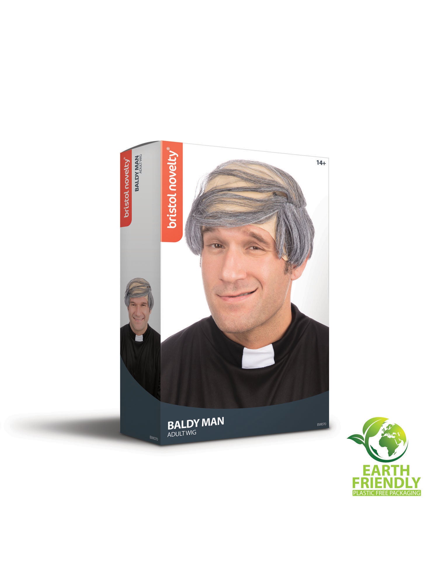 Bald, Multi, Forum, Wigs, One Size, Side