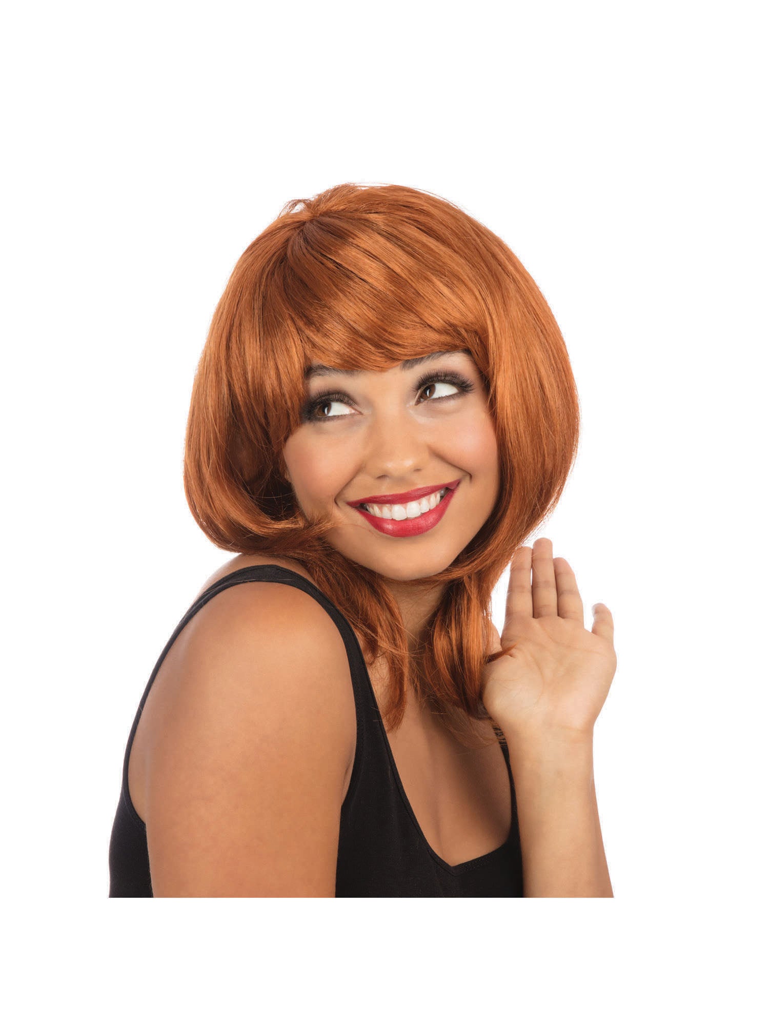 Mid Ginger, Ginger, Forum, Wigs, Layered, Back