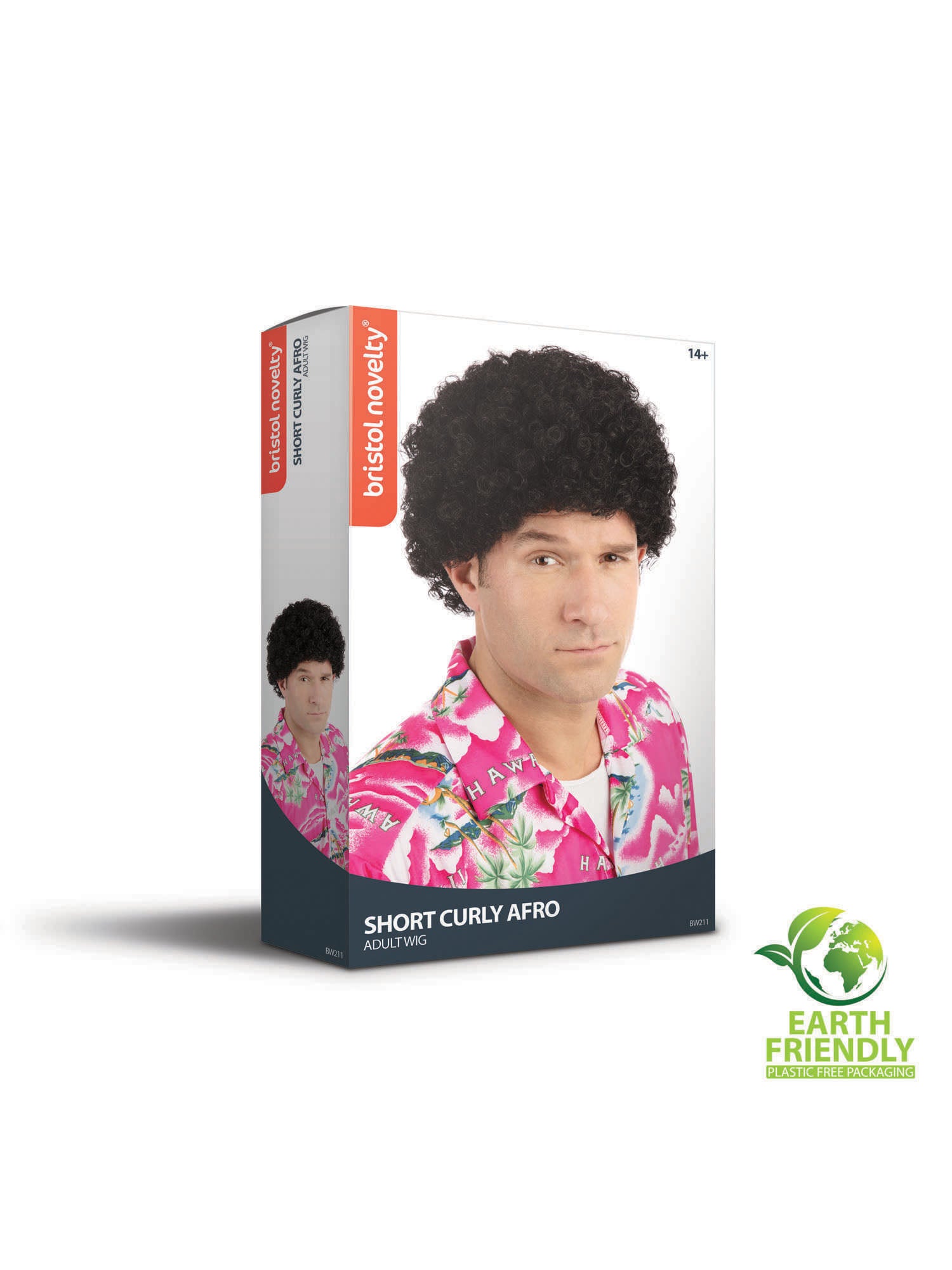 Black Afro, Black, Black Afro, Wigs, Short, Back
