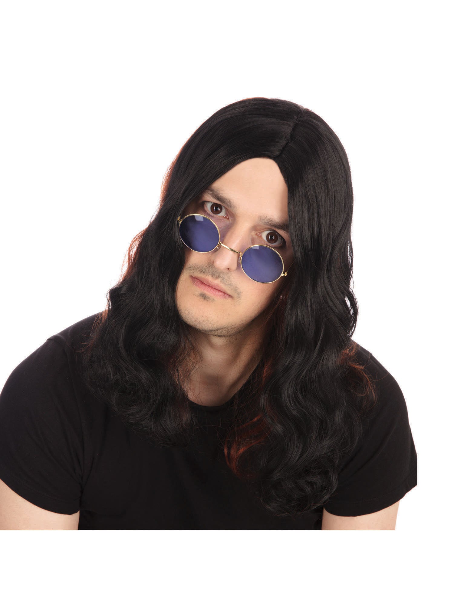 Ozzy Osbourne, Black, Forum, Wigs, One Size, Front