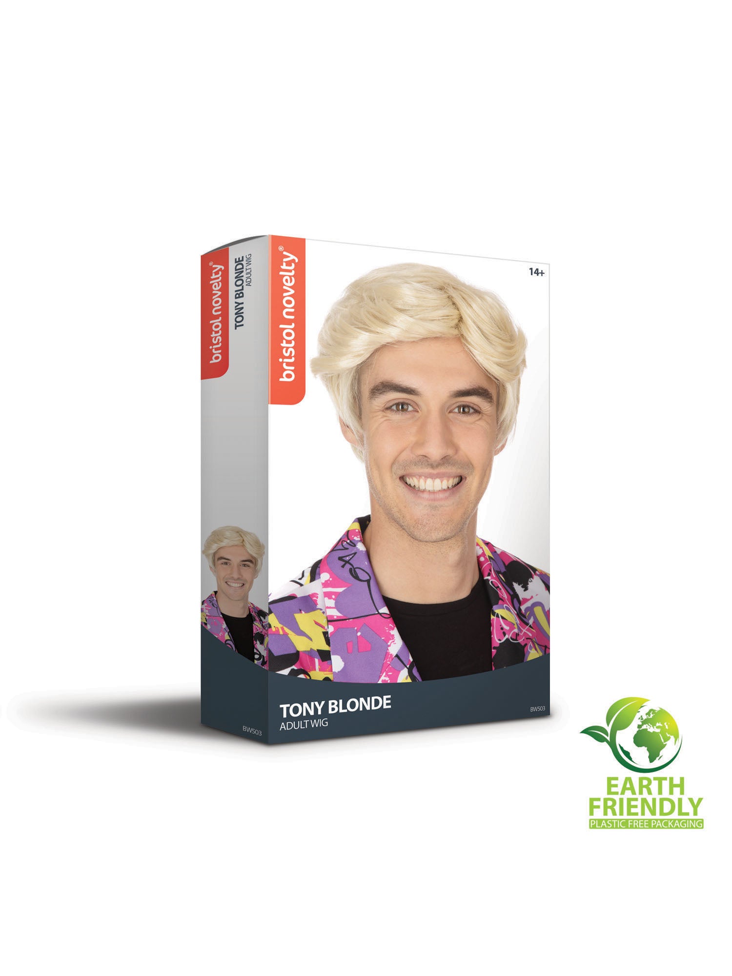 Mid Blonde, Blonde, Forum, Wigs, One Size, Back