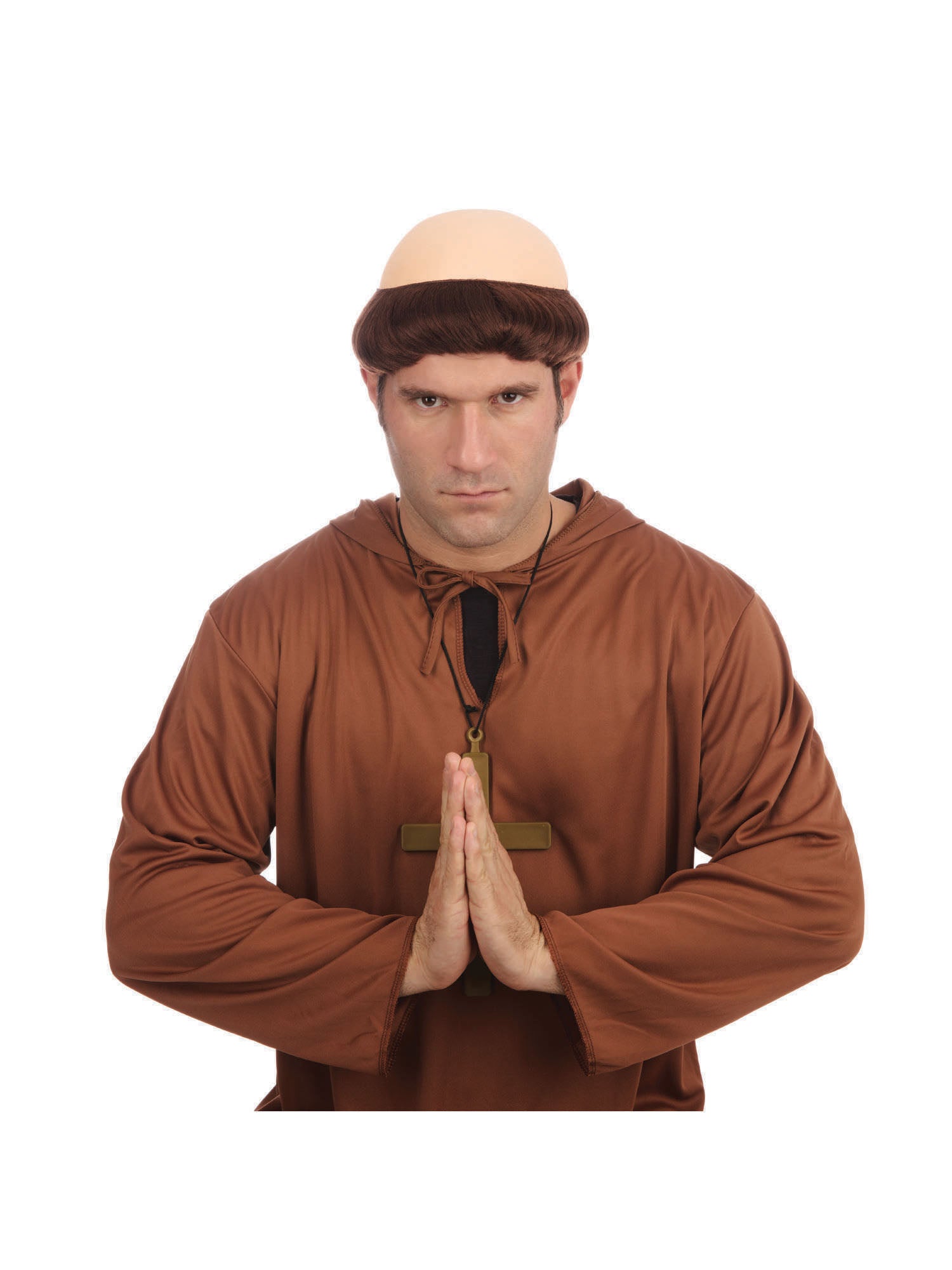 Monk, Multi, Forum, Wigs, One Size, Front