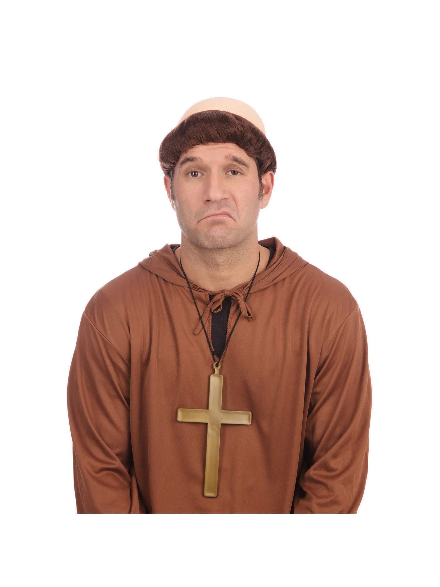 Monk, Multi, Forum, Wigs, One Size, Back