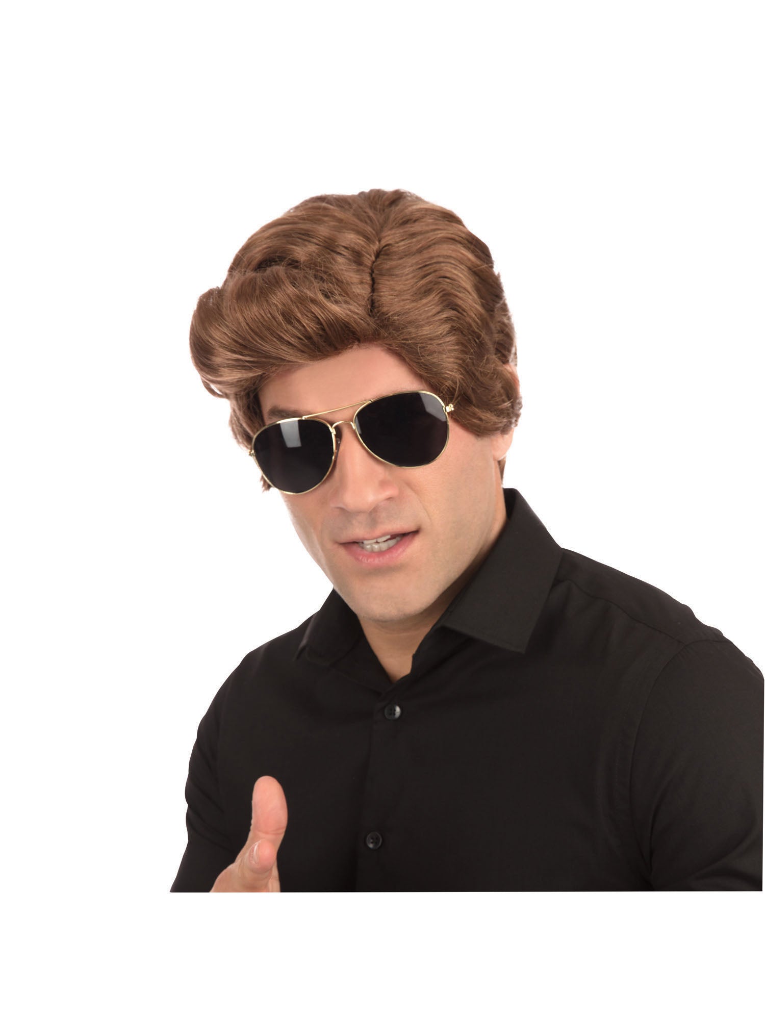 Short Brown, Brown, Forum, Wigs, One Size, Front