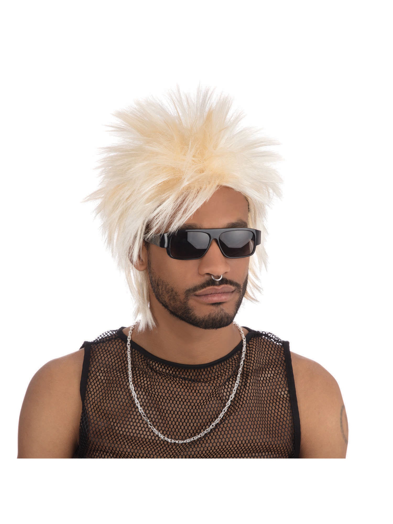 1980s, Blonde, Generic, Wig, One Size, Front