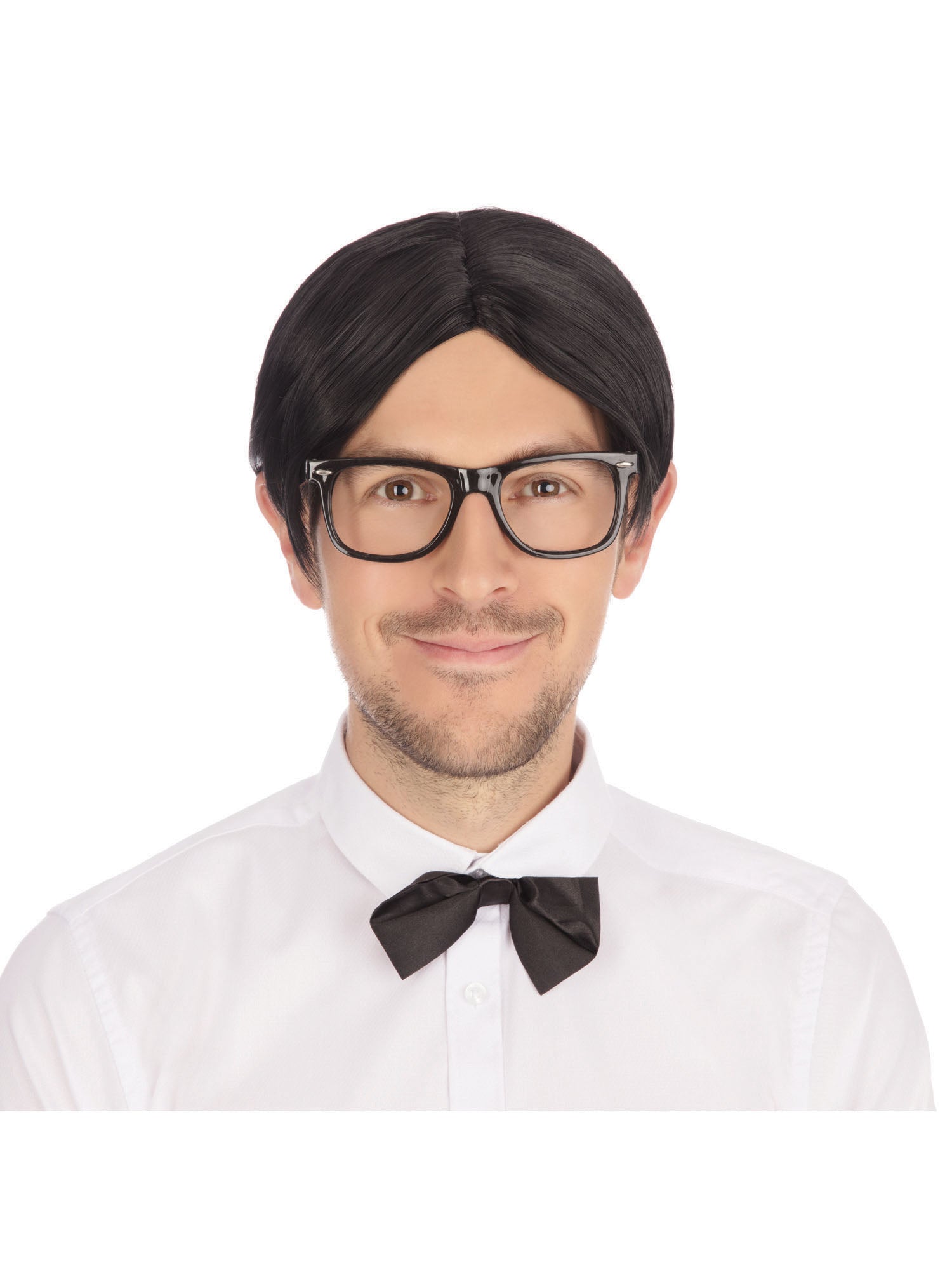 Nerd, Multi, Nerd, Wigs, One Size, Front
