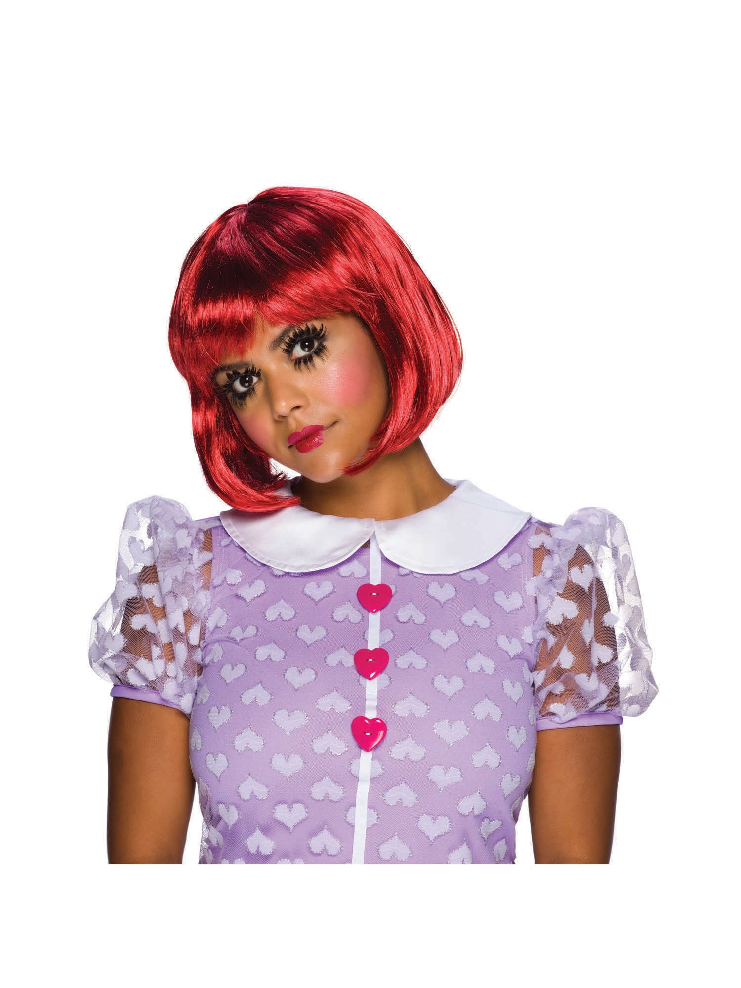 Mid Red, Red, Forum, Wigs, One Size - Boxed, Back