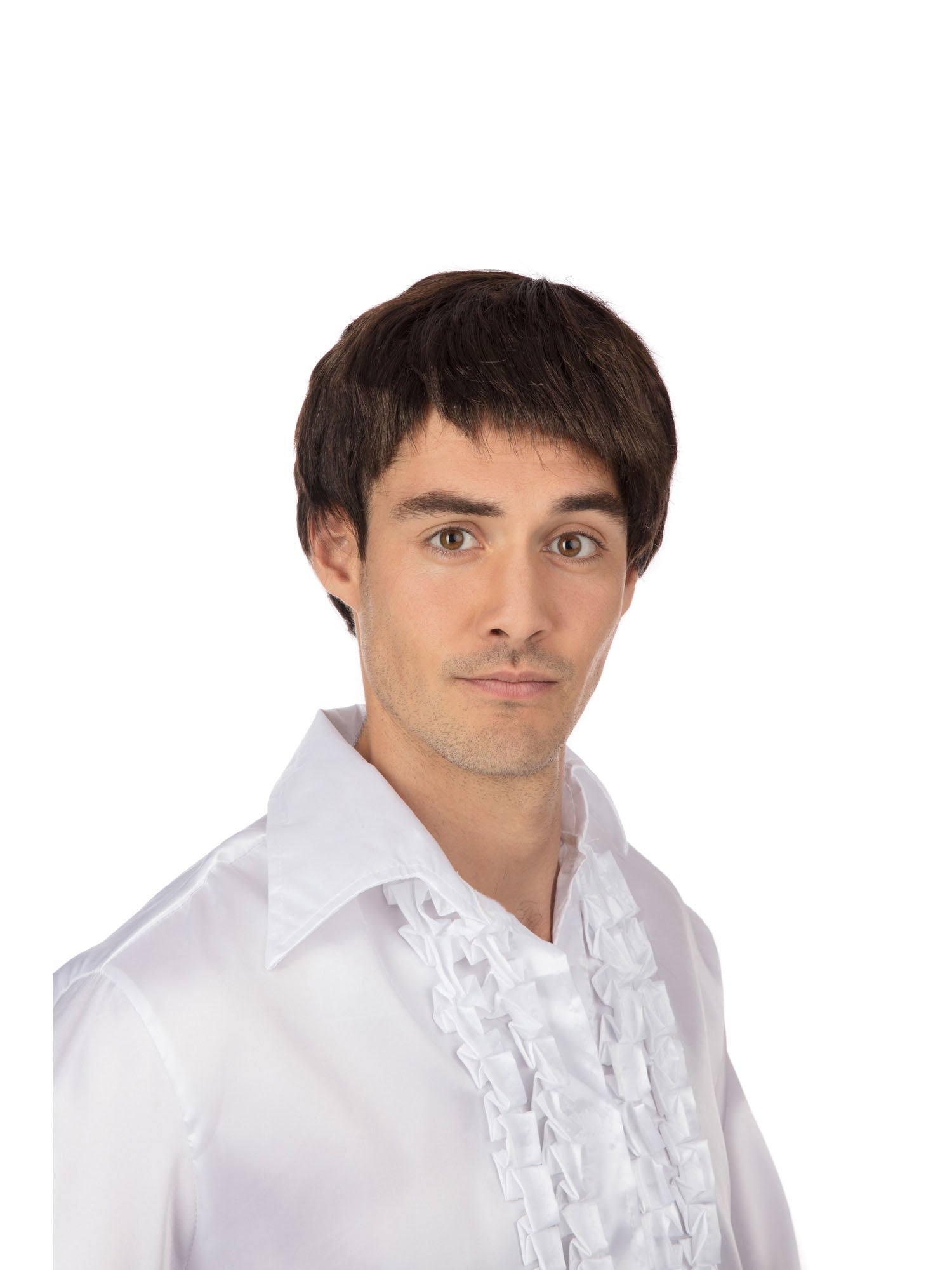 1960s, Brown, Forum, Wigs, One Size, Back