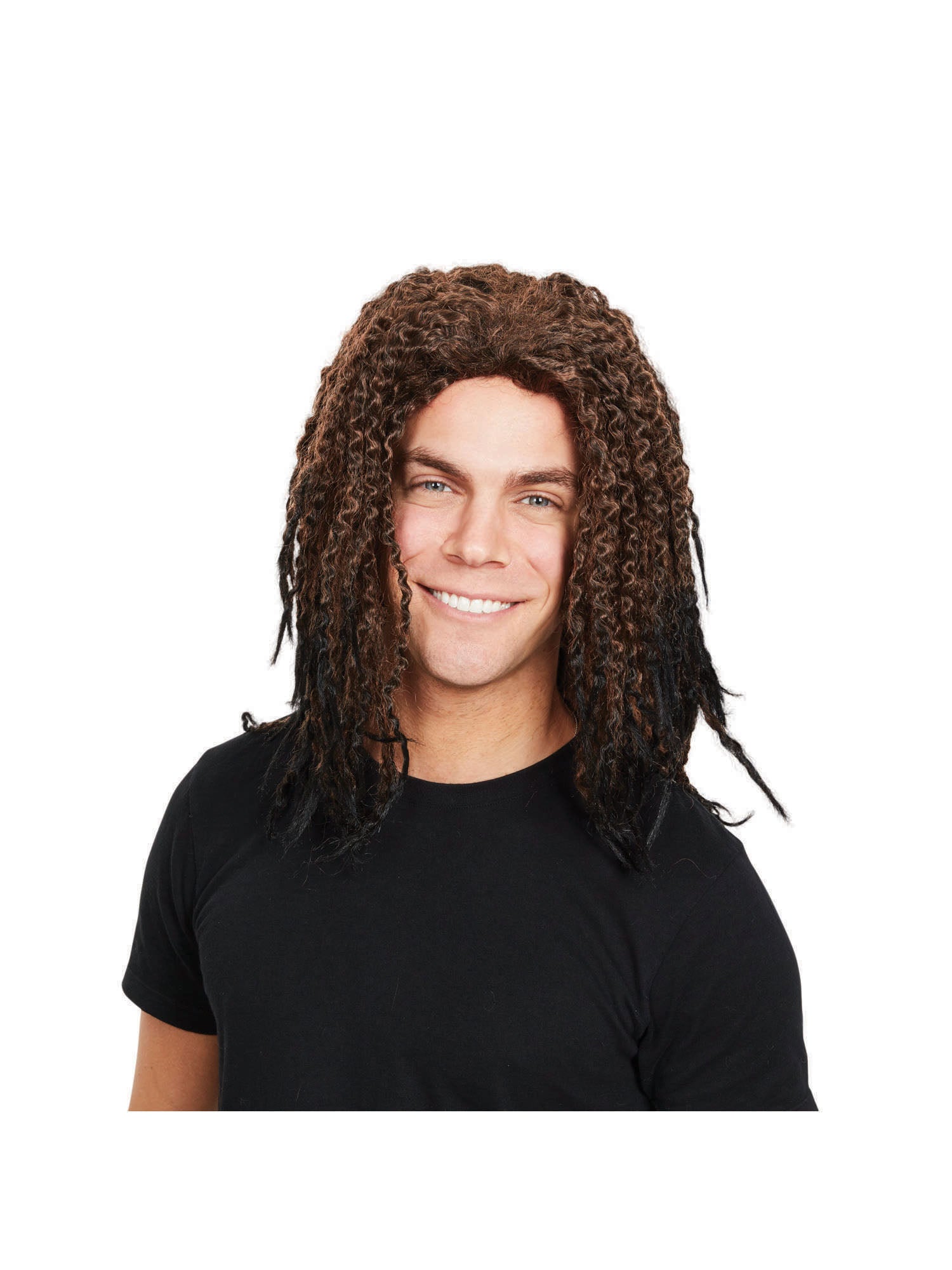 Dreadlock, Brown, Generic, Wig, One Size, Front
