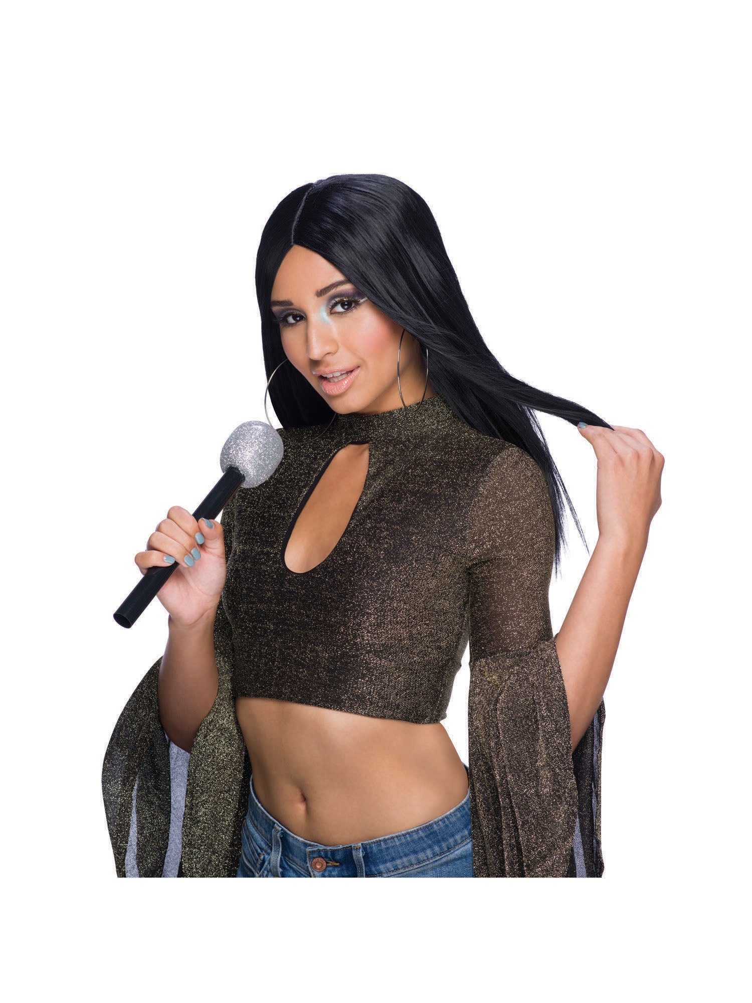 Long Black, Black, Forum, Wigs, Long, Back