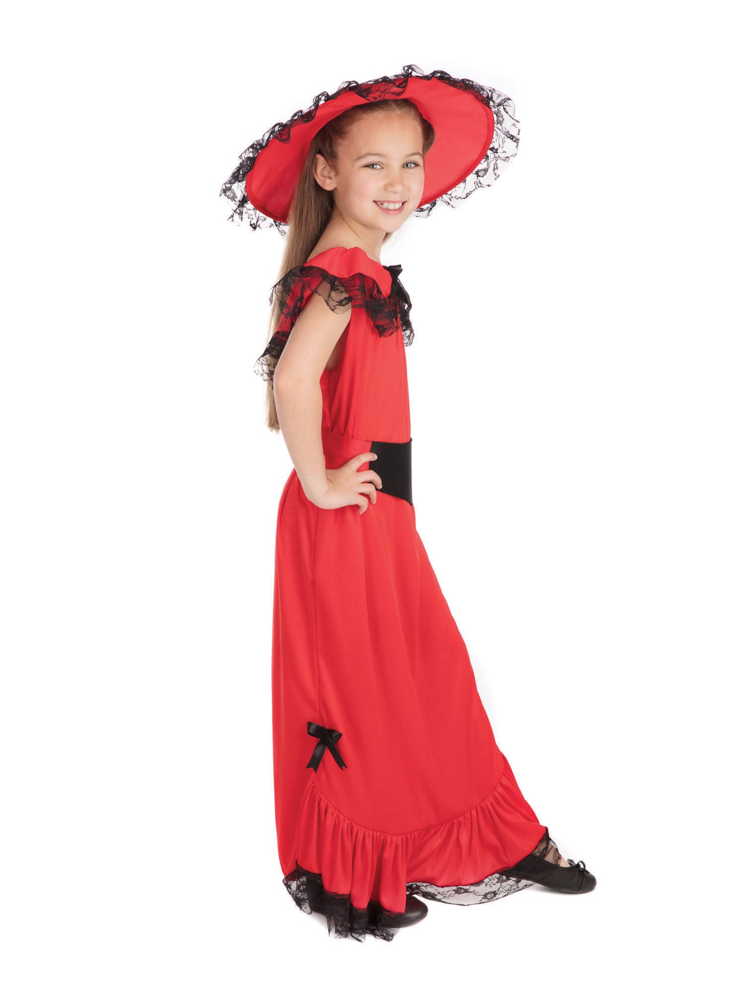 Scarlet O'Hara, Multi, Forum, Kids Costumes, Extra Large, Side