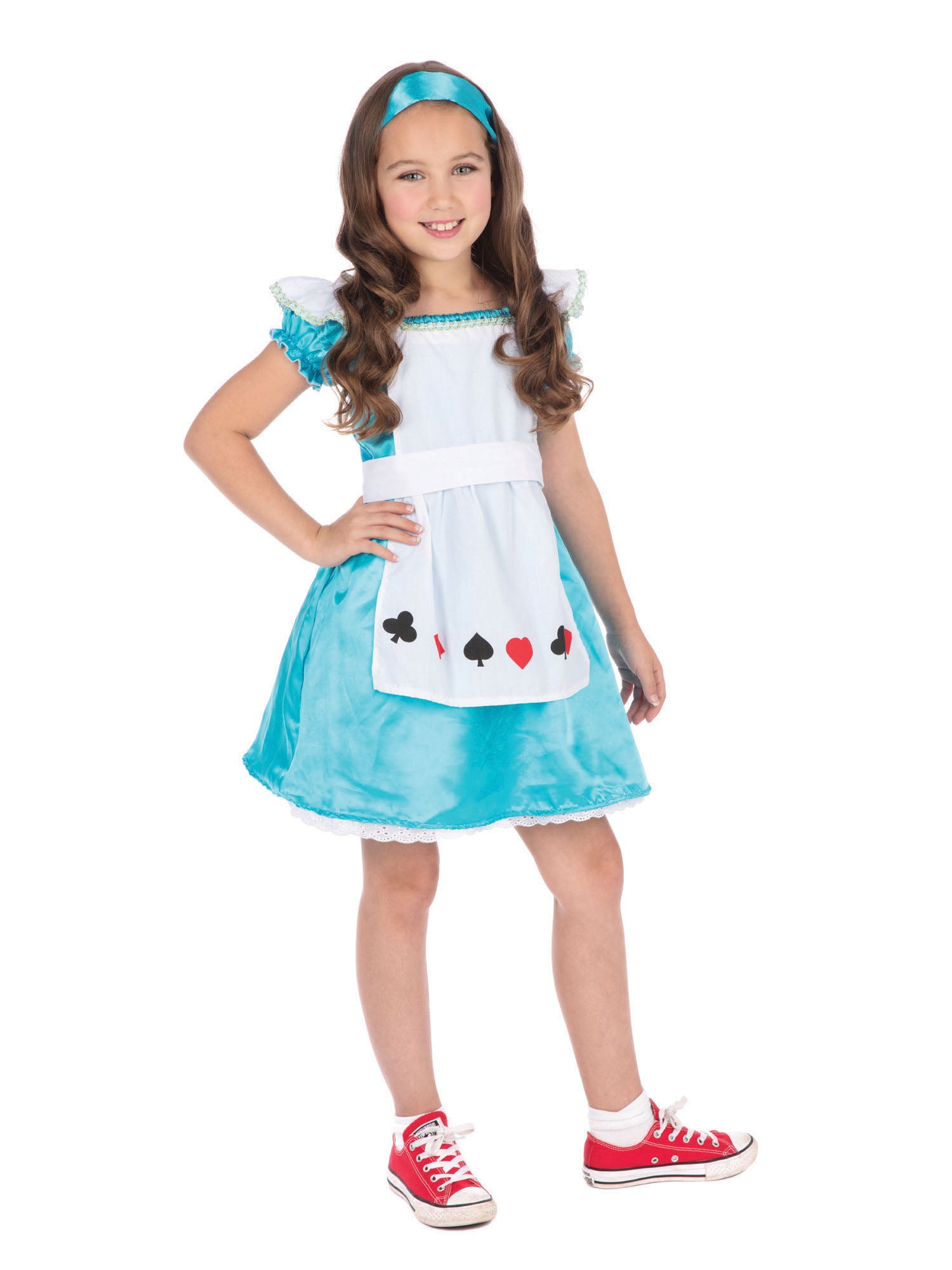 Alice In Wonderland, Alice In Wonderland, Multi, Forum, Kids Costumes, Extra Large, Front