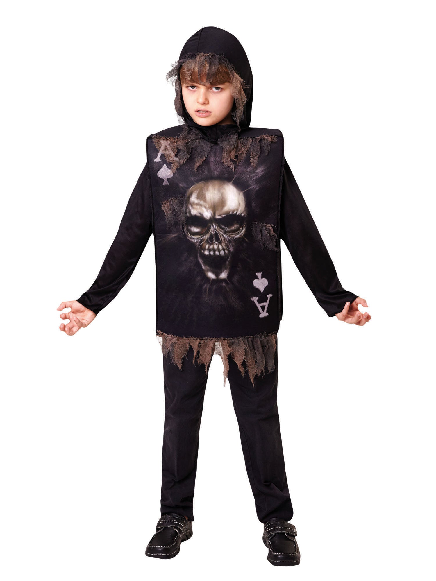 Skeleton, Multi, Forum, Kids Costumes, One Size, Front