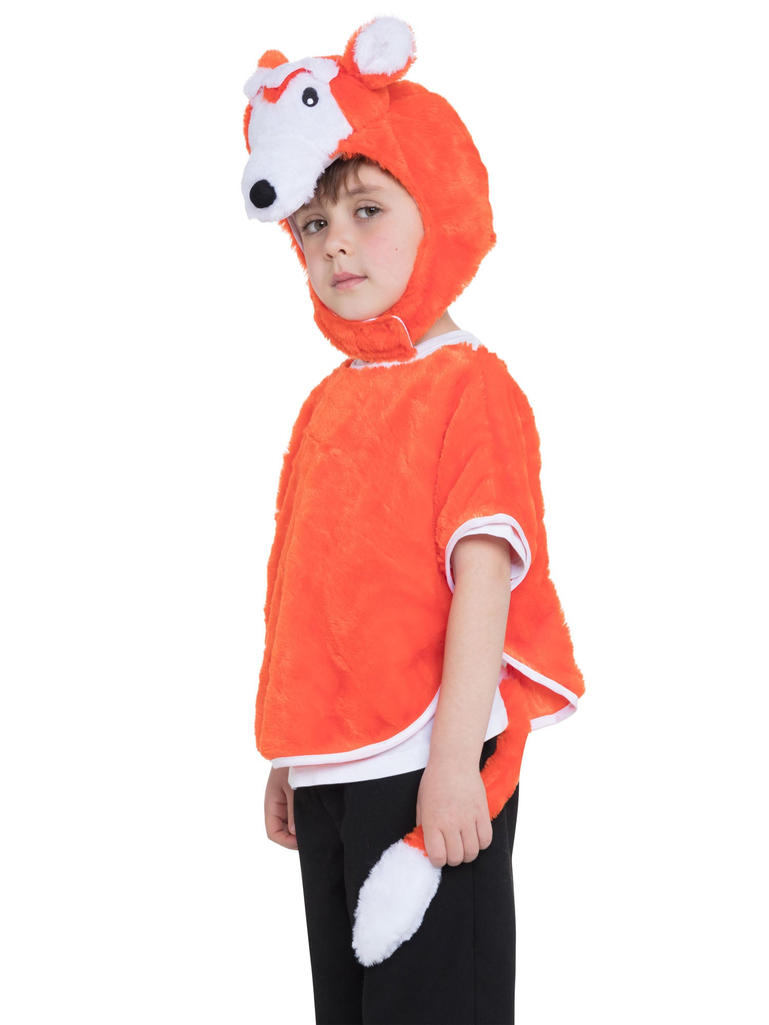 Fox, Multi, Forum, Kids Costumes, One Size, Back