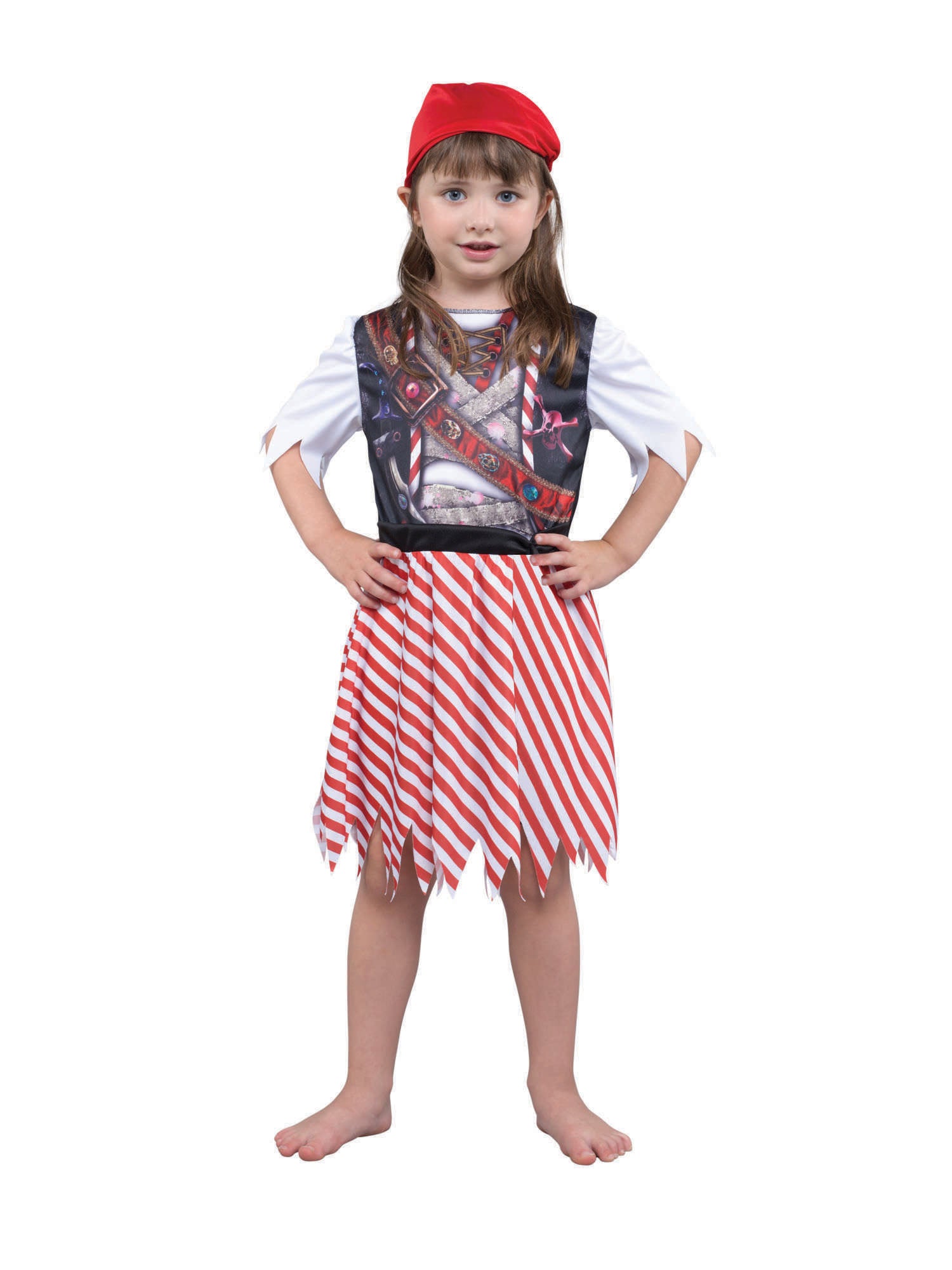Pirate, Multi, Forum, Kids Costumes, Medium, Front