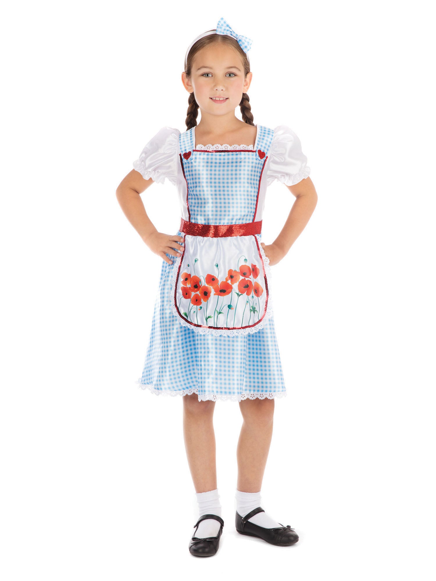 Poppy Girl, Multi, Forum, Kids Costumes, Extra Large, Front