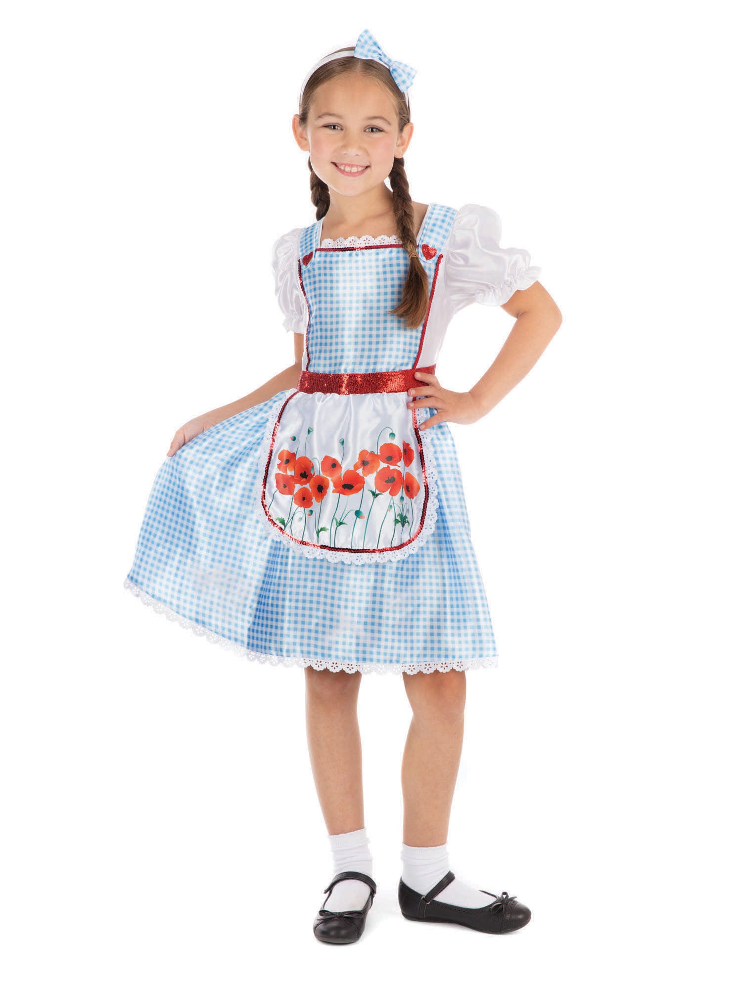 Poppy Girl, Multi, Forum, Kids Costumes, Extra Large, Back