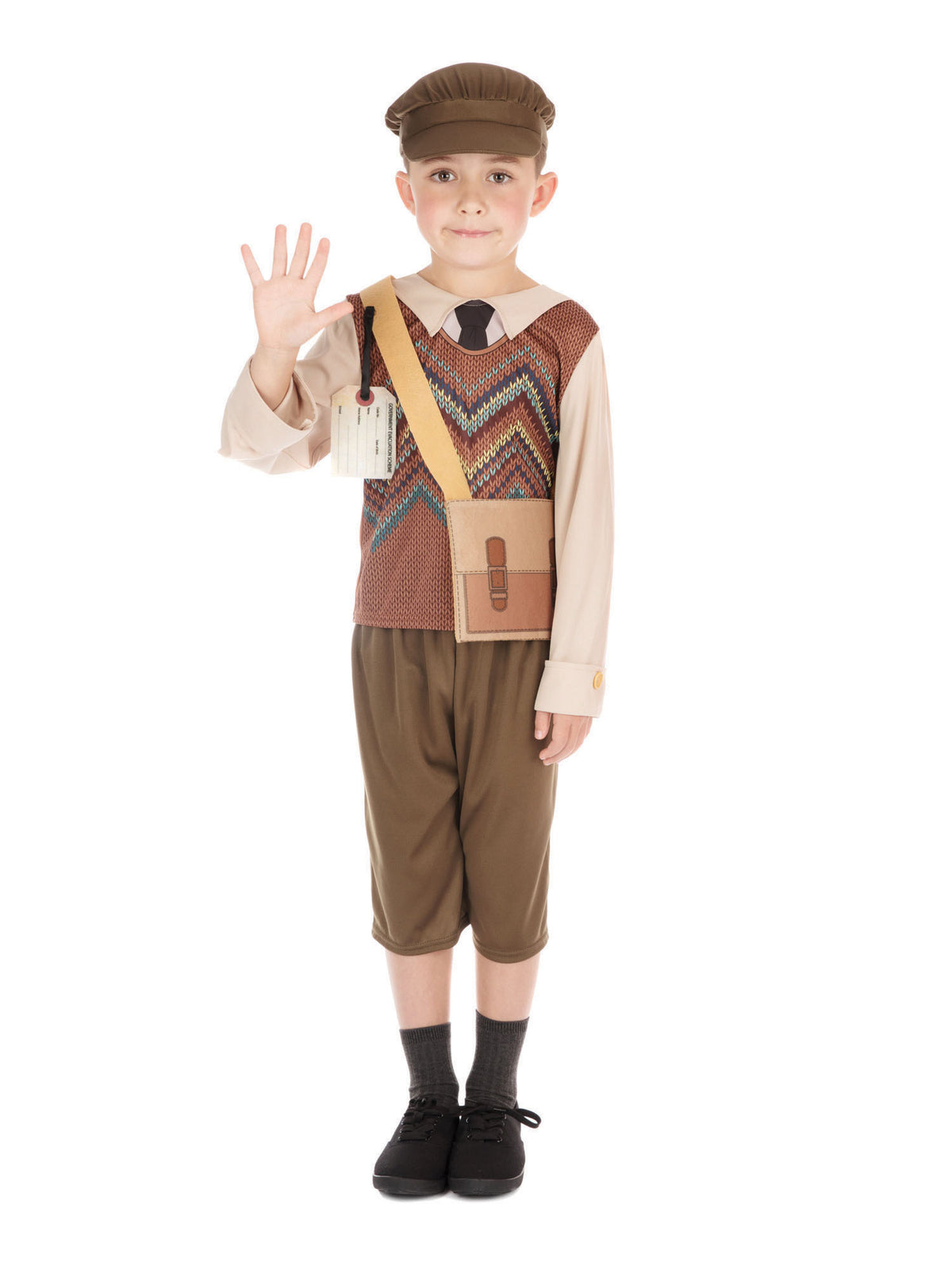 Schoolboy, Multi, Forum, Kids Costumes, , Back