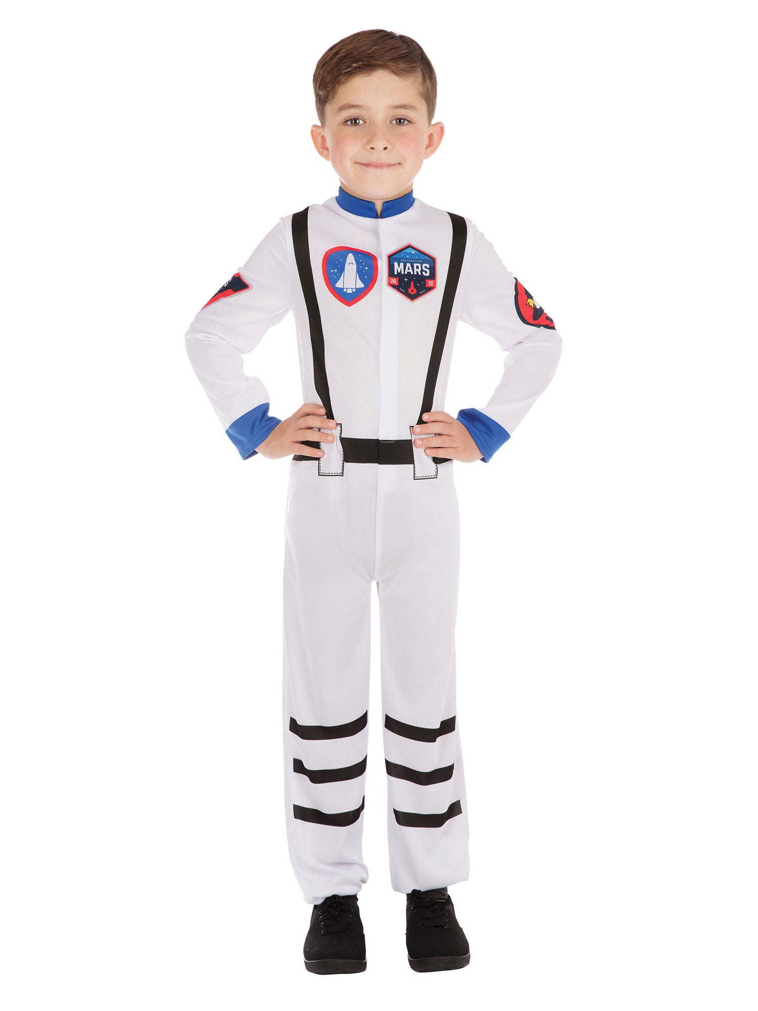Astronaut, multi-colored, Forum, Kids Costumes, One Size, Front