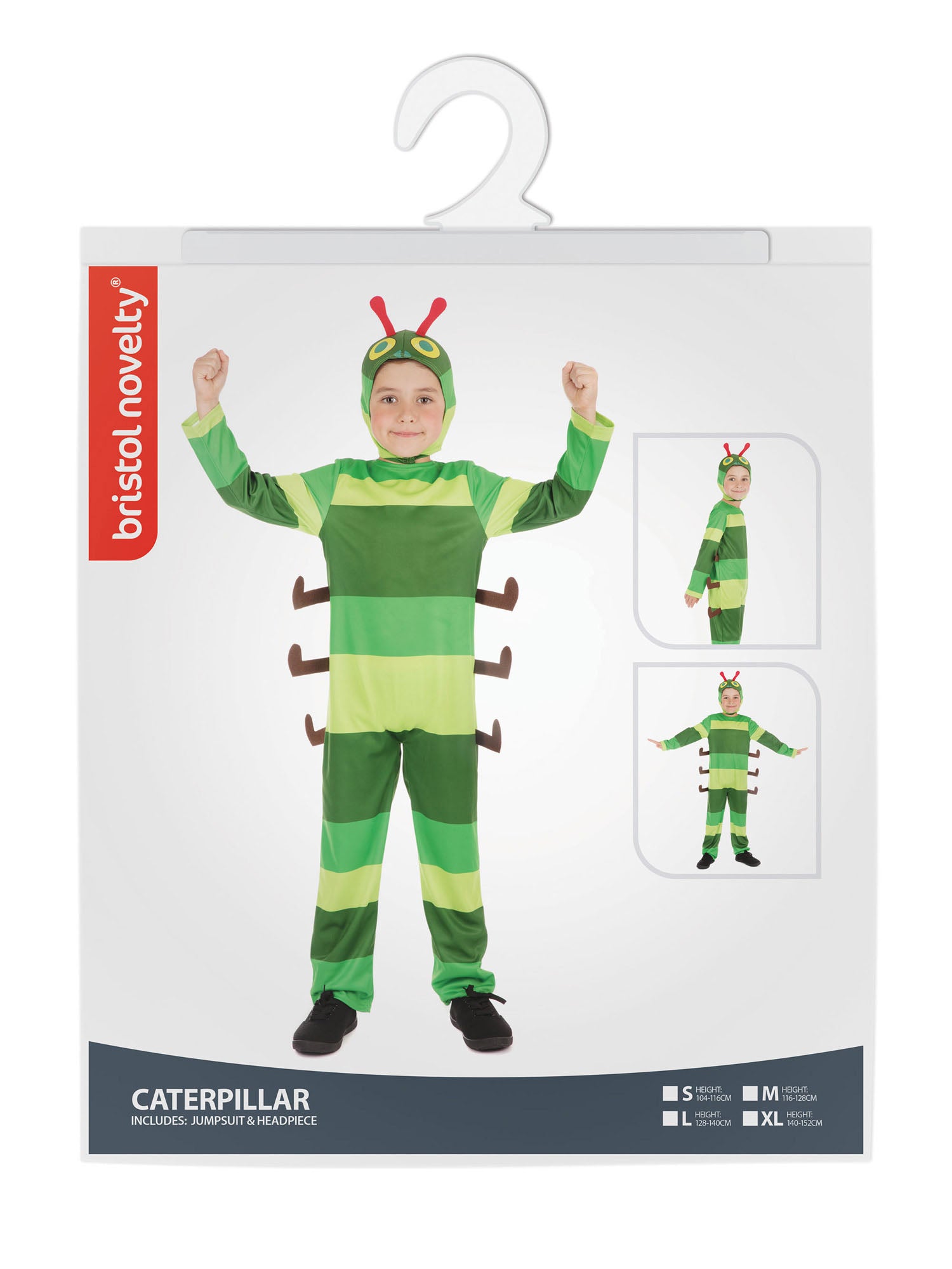 Caterpillar, Multi, Forum, Kids Costumes, Large, Side