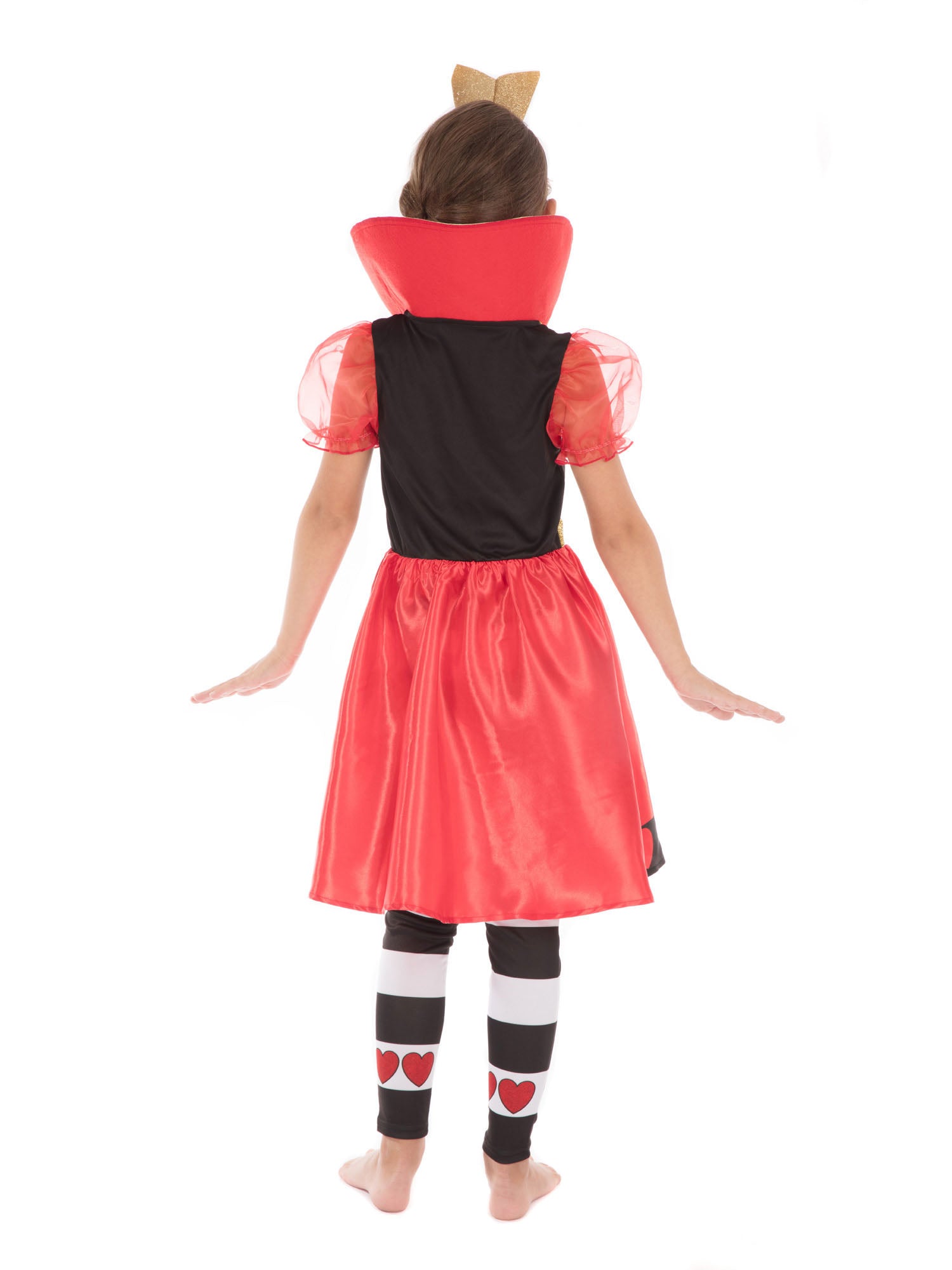 Queen Of Hearts, Multi, Forum, Kids Costumes, Large, Side
