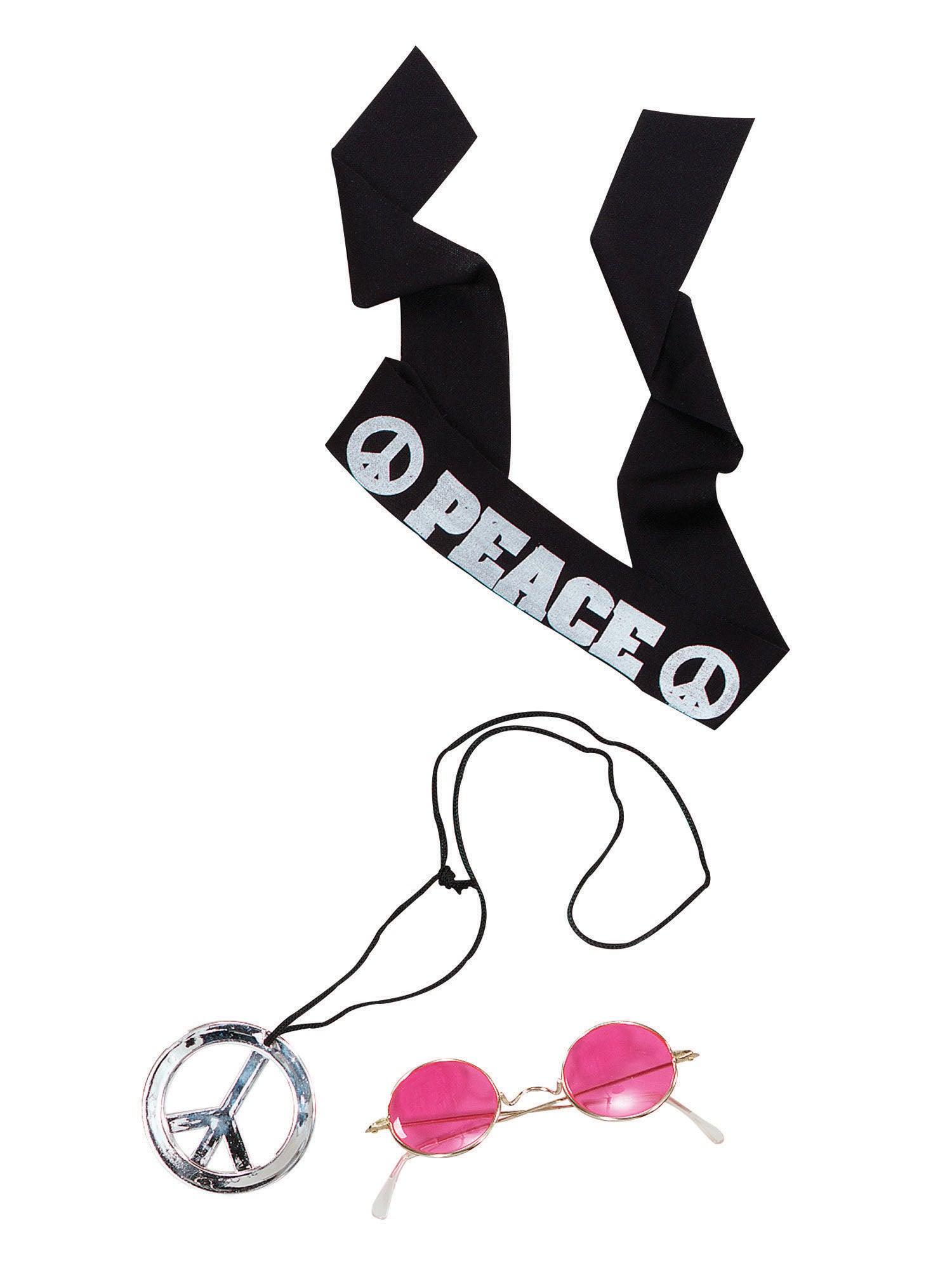 Hippie, Multi, Forum, Disguise Set, One Size, Front