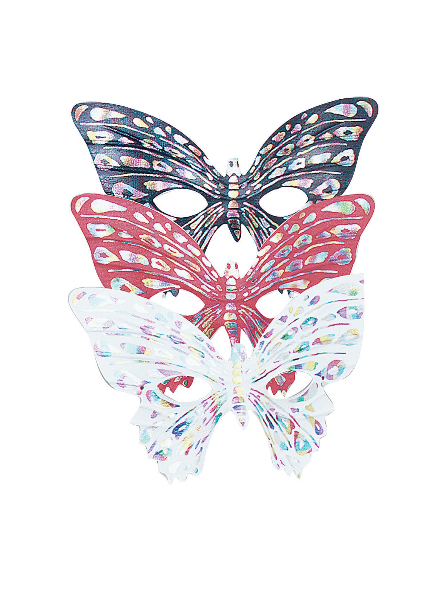 Butterfly, Multi, Butterfly, Masks, One Size, Front