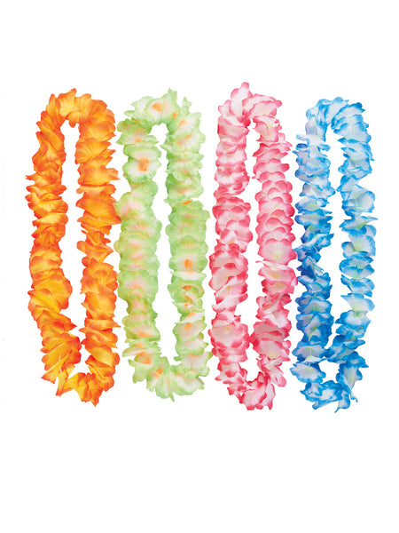 Crinkle Petal Flower Lei Costume Accessory