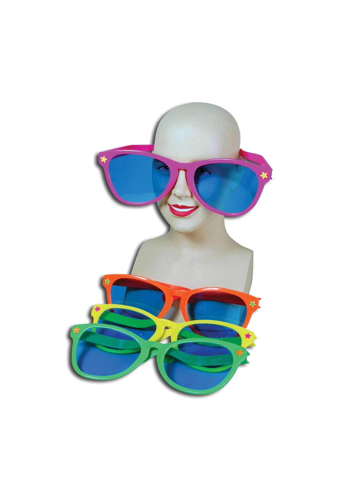 Glasses, Multi, Glasses, Joke, One Size, Front