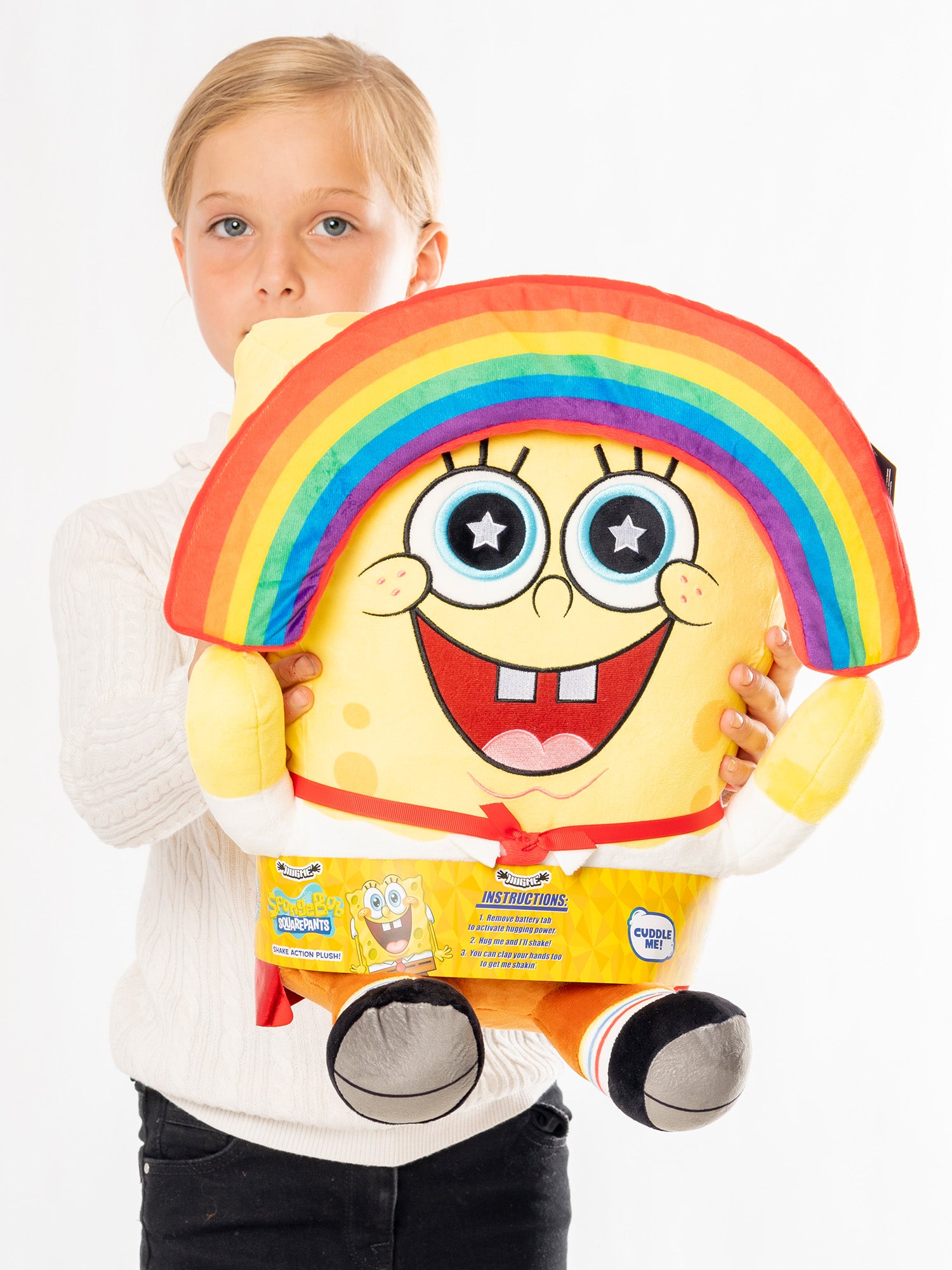 Spongebob, Multi, Paramount - Spongebob, Plushy, 16''/41cm, Back