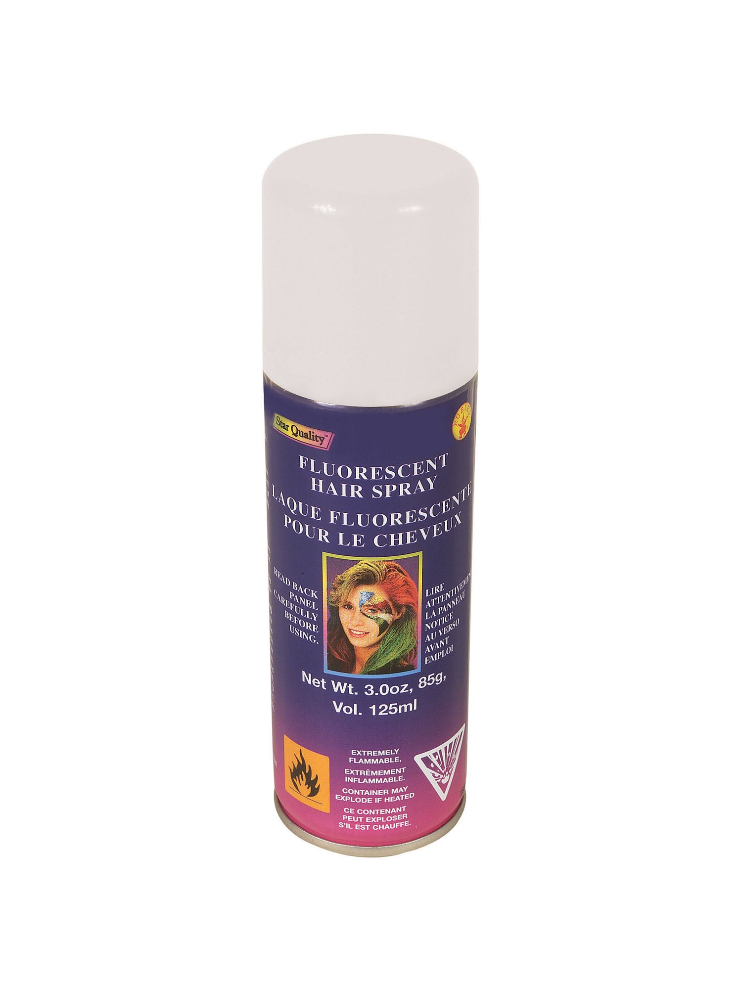 Hair Spray, White, Generic, Make-Up, 125ml, Front