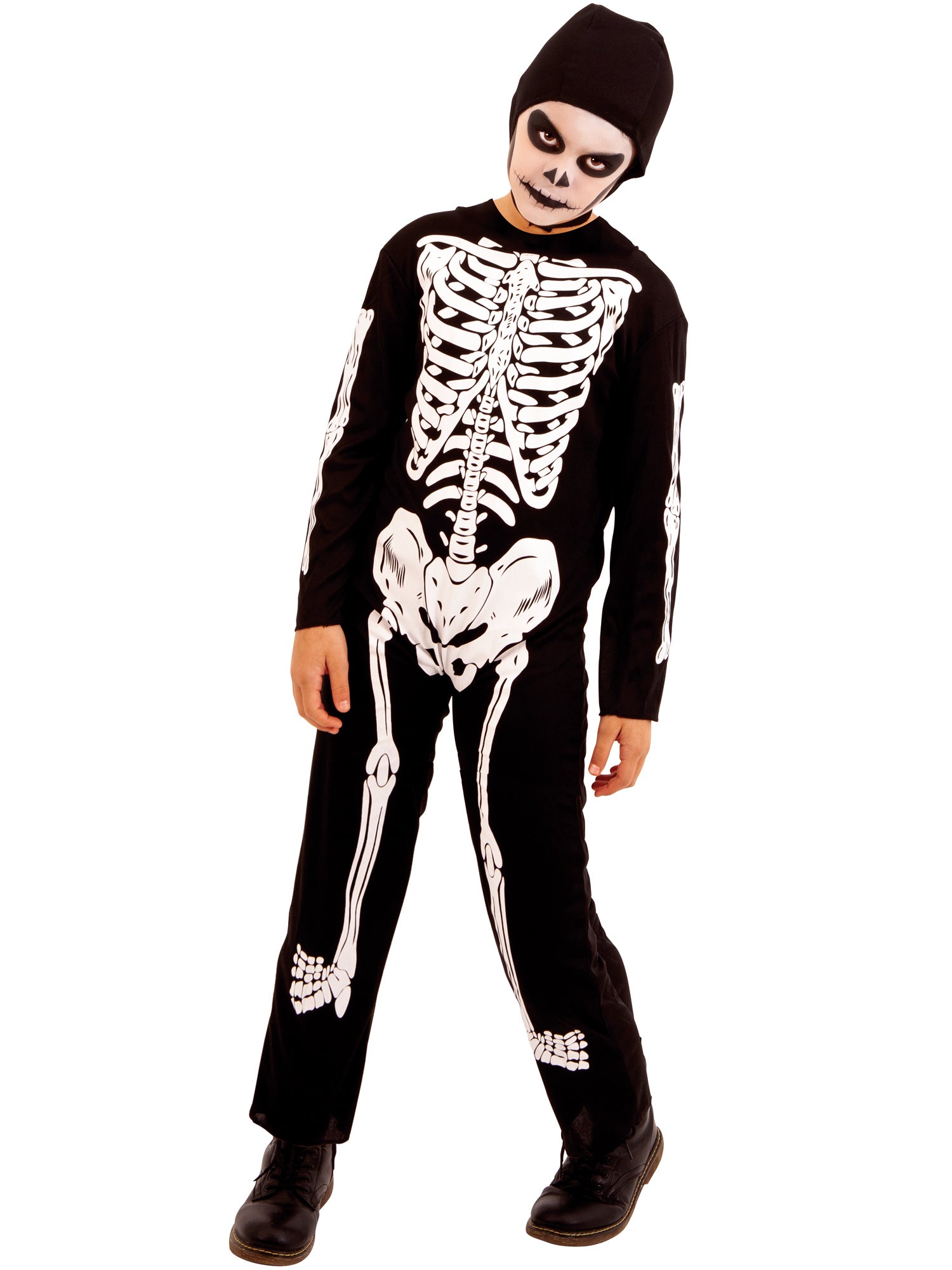 Skeleton, Generic, Muliticoloured, Kids Costumes, , Side