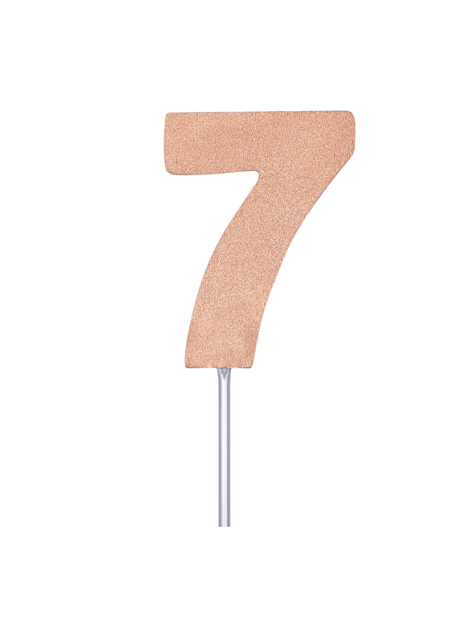 Cake Topper, Rose Gold, Forum, Party, One Size, Front