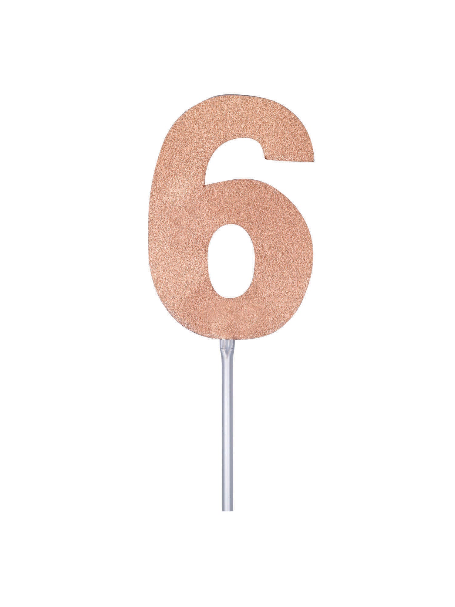 Cake Topper, Rose Gold, Forum, Party, One Size, Front
