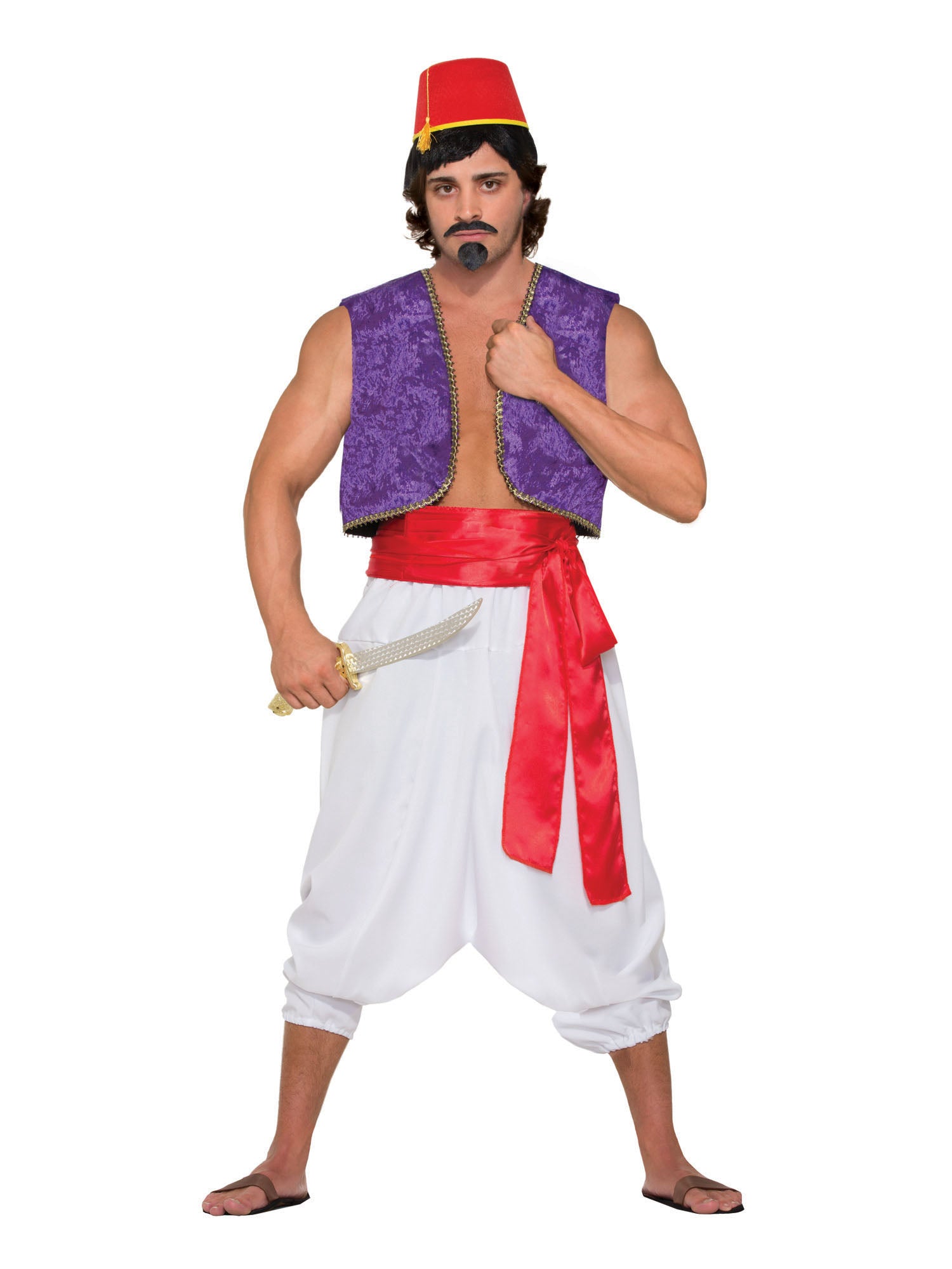 Arabian, Multi, Arabian, Adult Costume, Standard, Front
