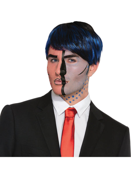 Pop Art Face Tattoo