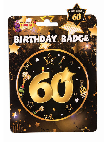 60th Birthday Badge
