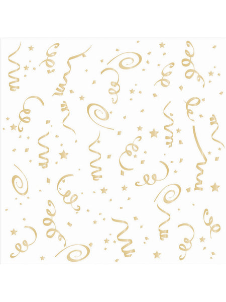 16 Pack Gold Confetti Napkins