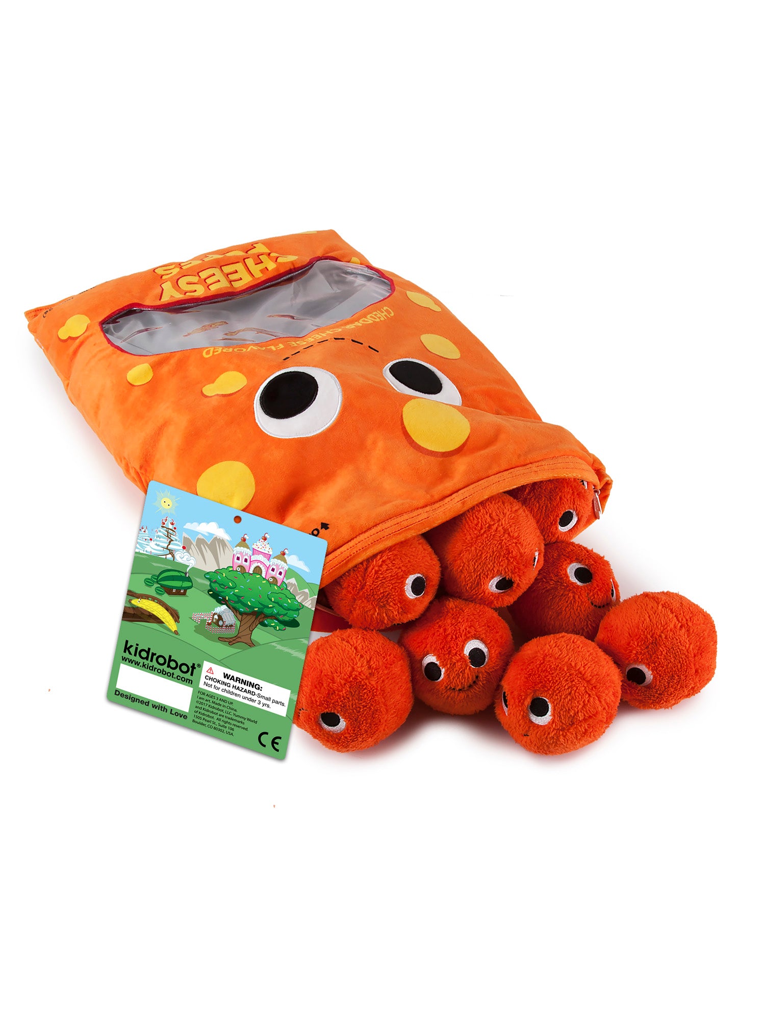 Puffs, Muliticoloured, Kidrobot, Plushy, , Back