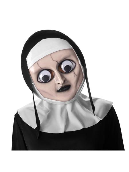 Nun Googly Eyed Mask